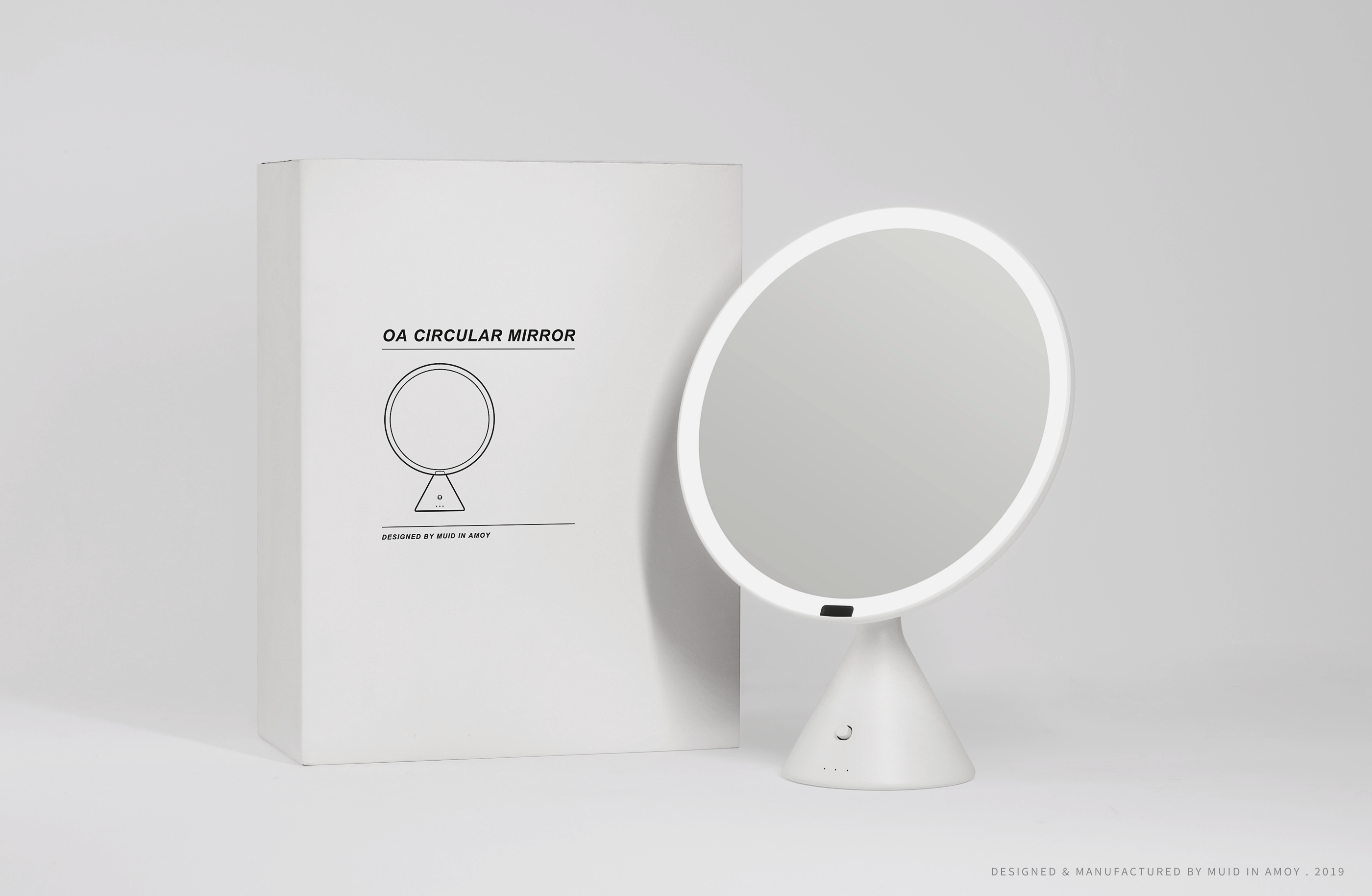 product design，industrial design，MUID，Beauty mirror，