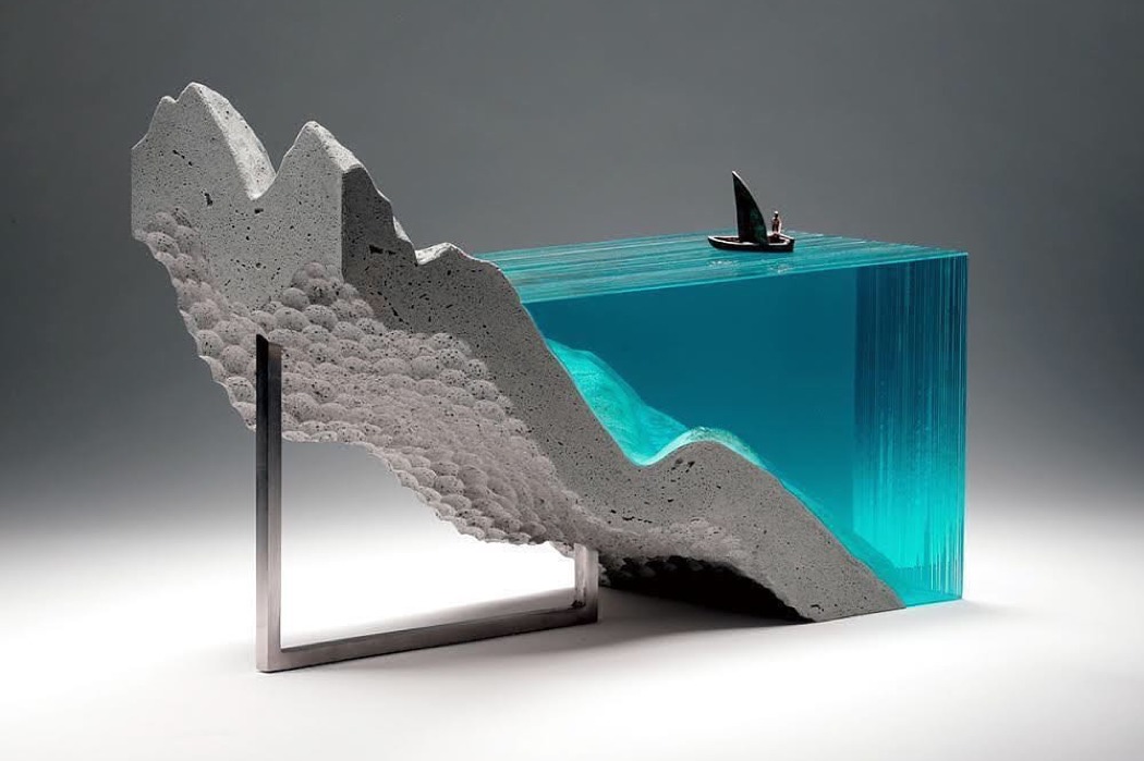 Artwork，concrete，Glass，Sculpture，ocean，
