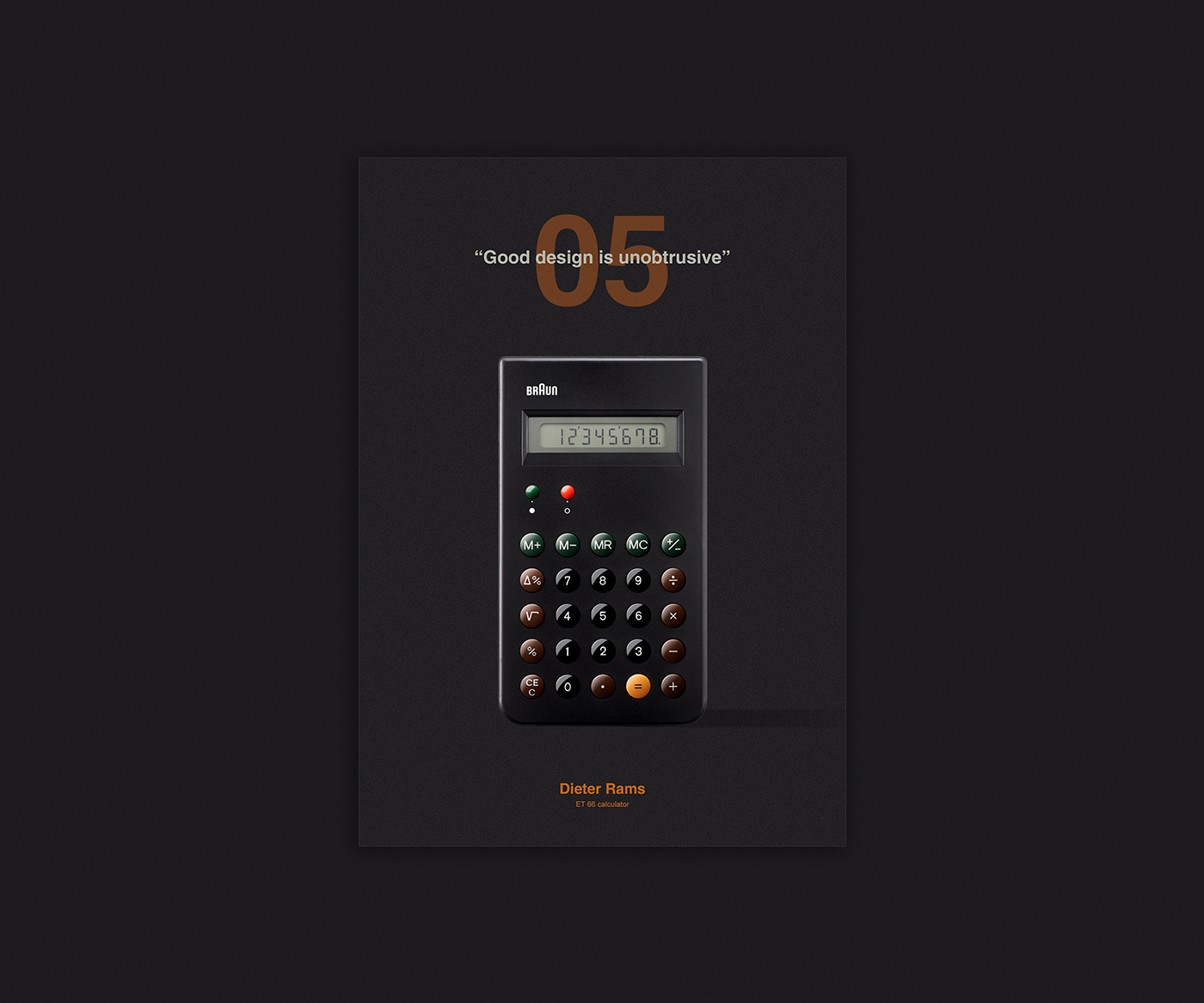 Less is better，Ten commandments of design，