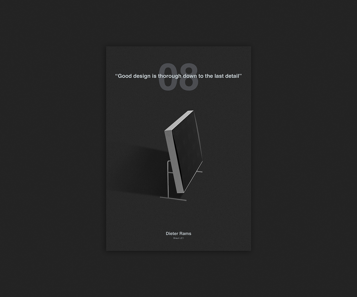 Less is better，Ten commandments of design，