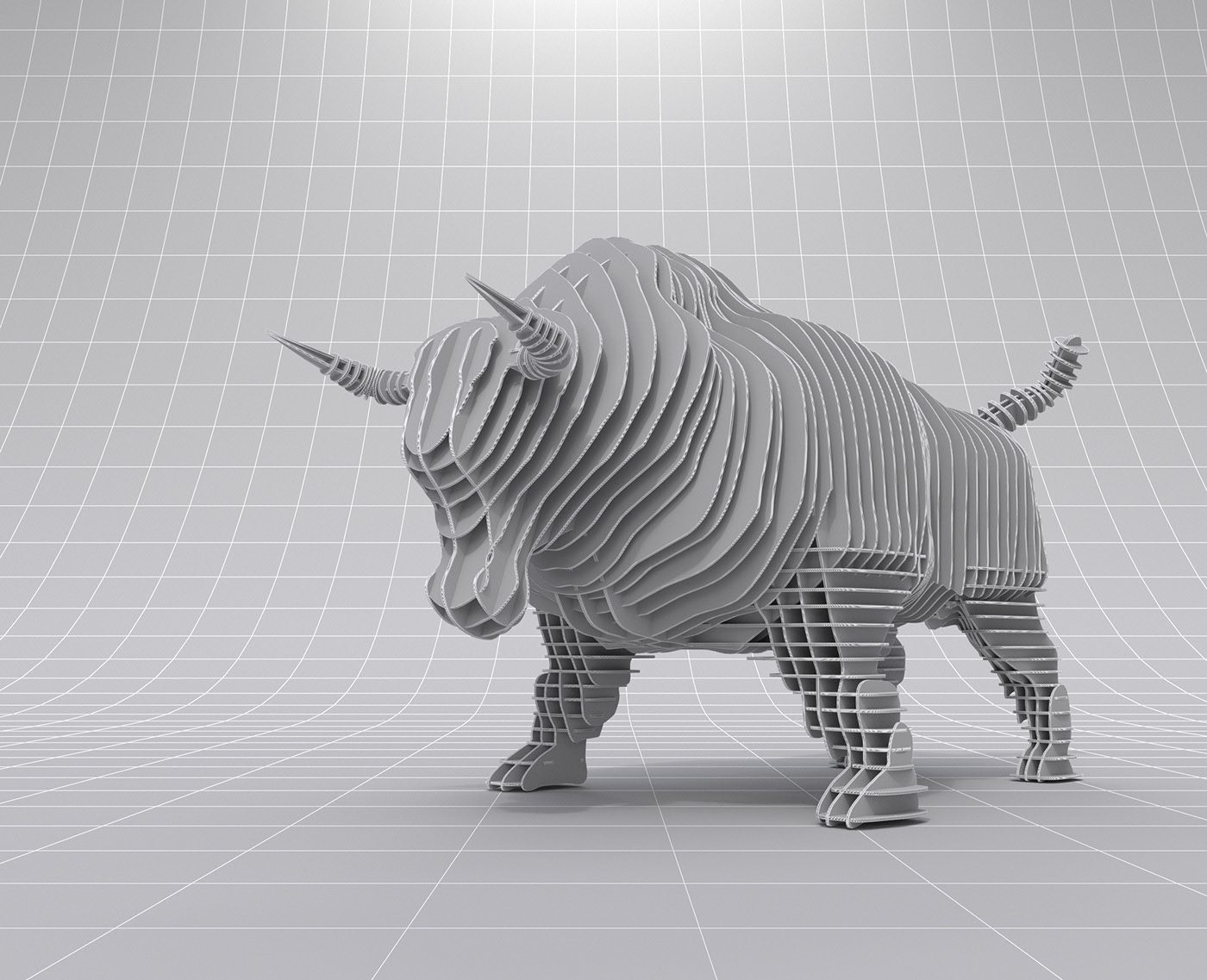 Digital intelligence，cgi，Kappa，Cardboard cattle，technology，Design，