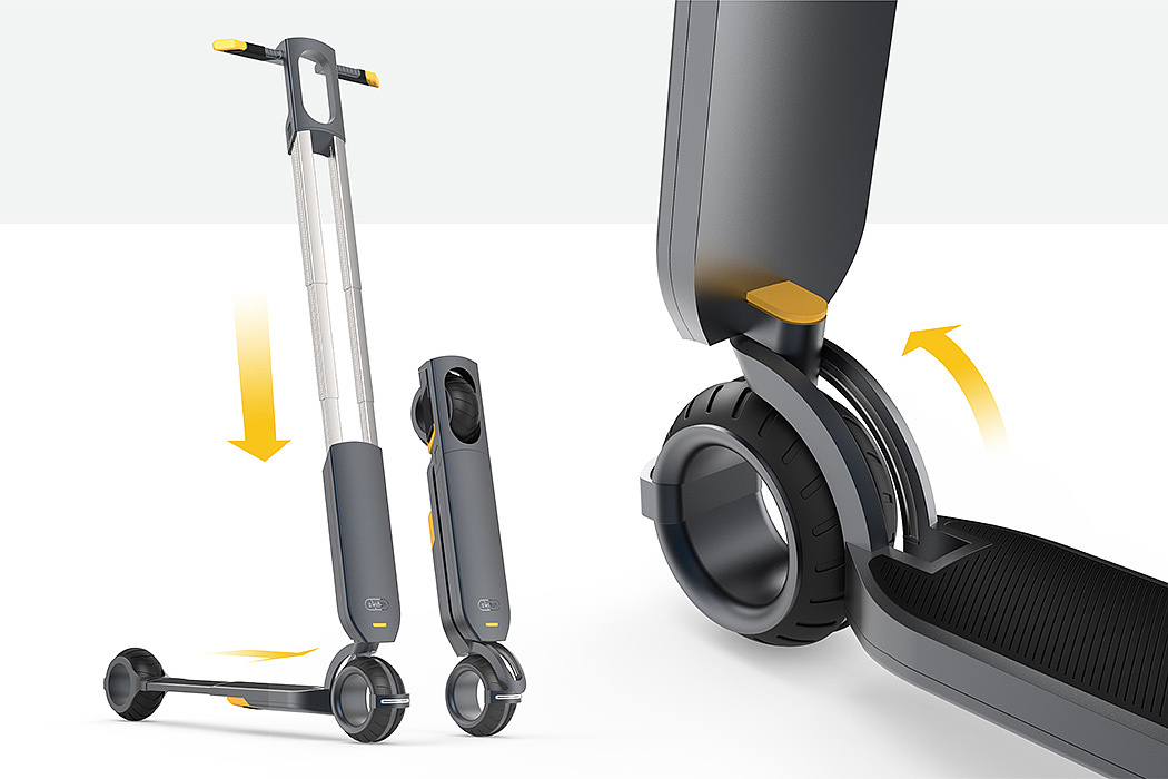 Switchscooter，Electric scooter，Fingerprint unlock，Public transportation，
