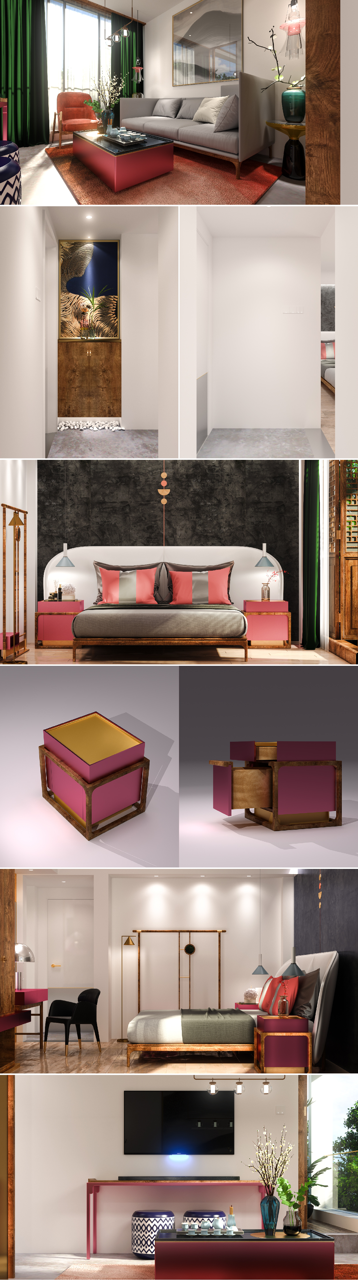 furniture design ，Soft turn design，Interior design，Hotel Design，Home stay design，