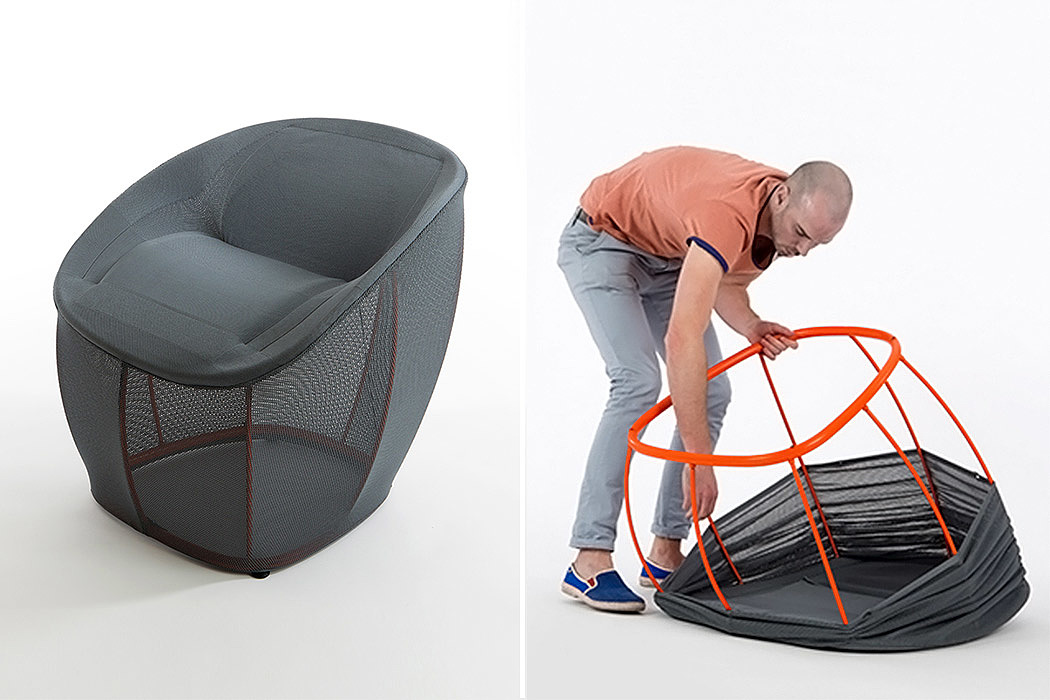 Layer Design，Membrane，chair，black，Portable，Ultralight，