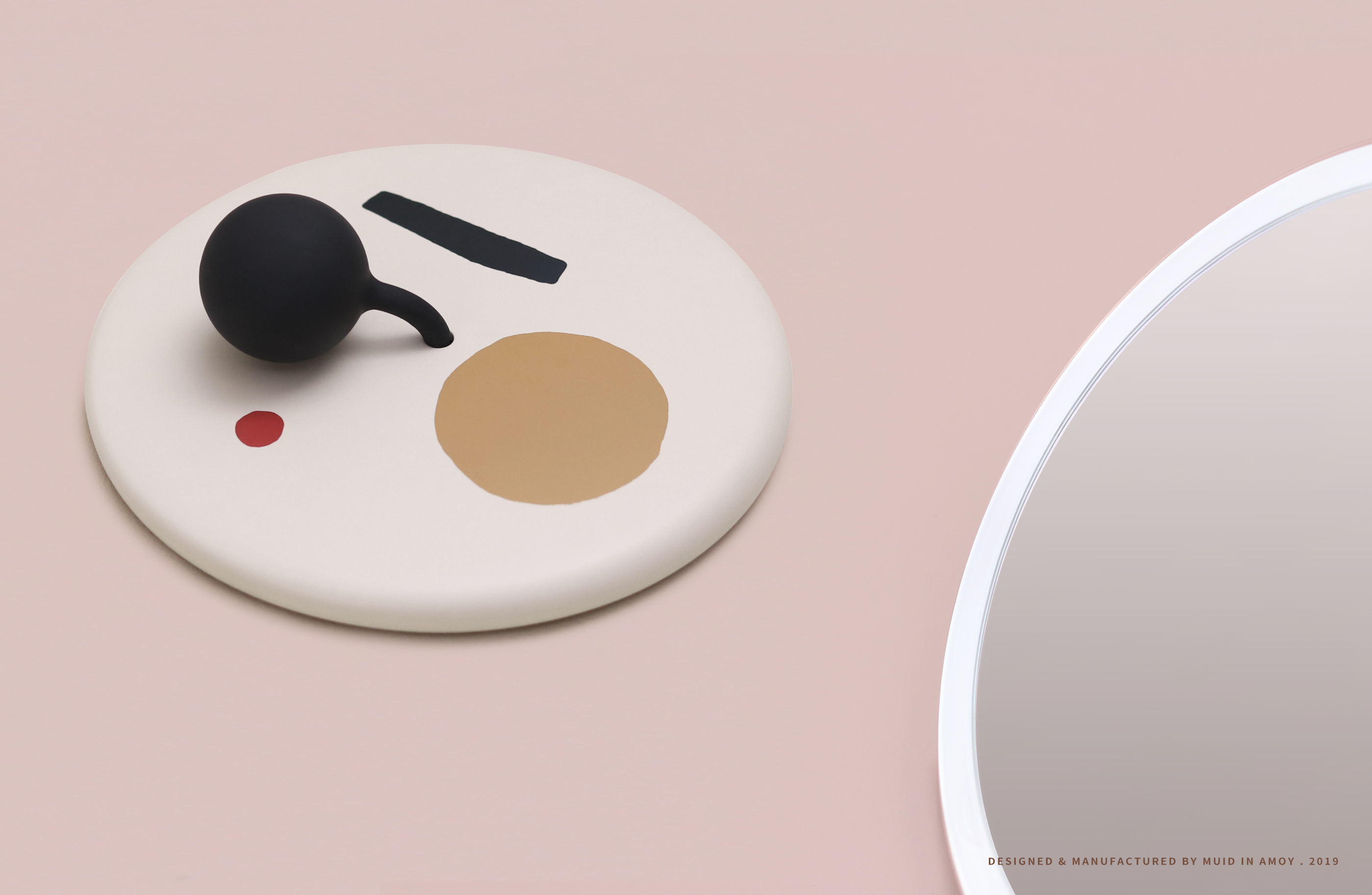 product design，industrial design，MUID，Hand held Mirror，Beauty mirror，