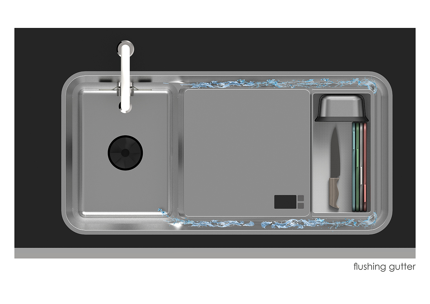 product design，industrial design，kitchen，Receive，Simplicity，