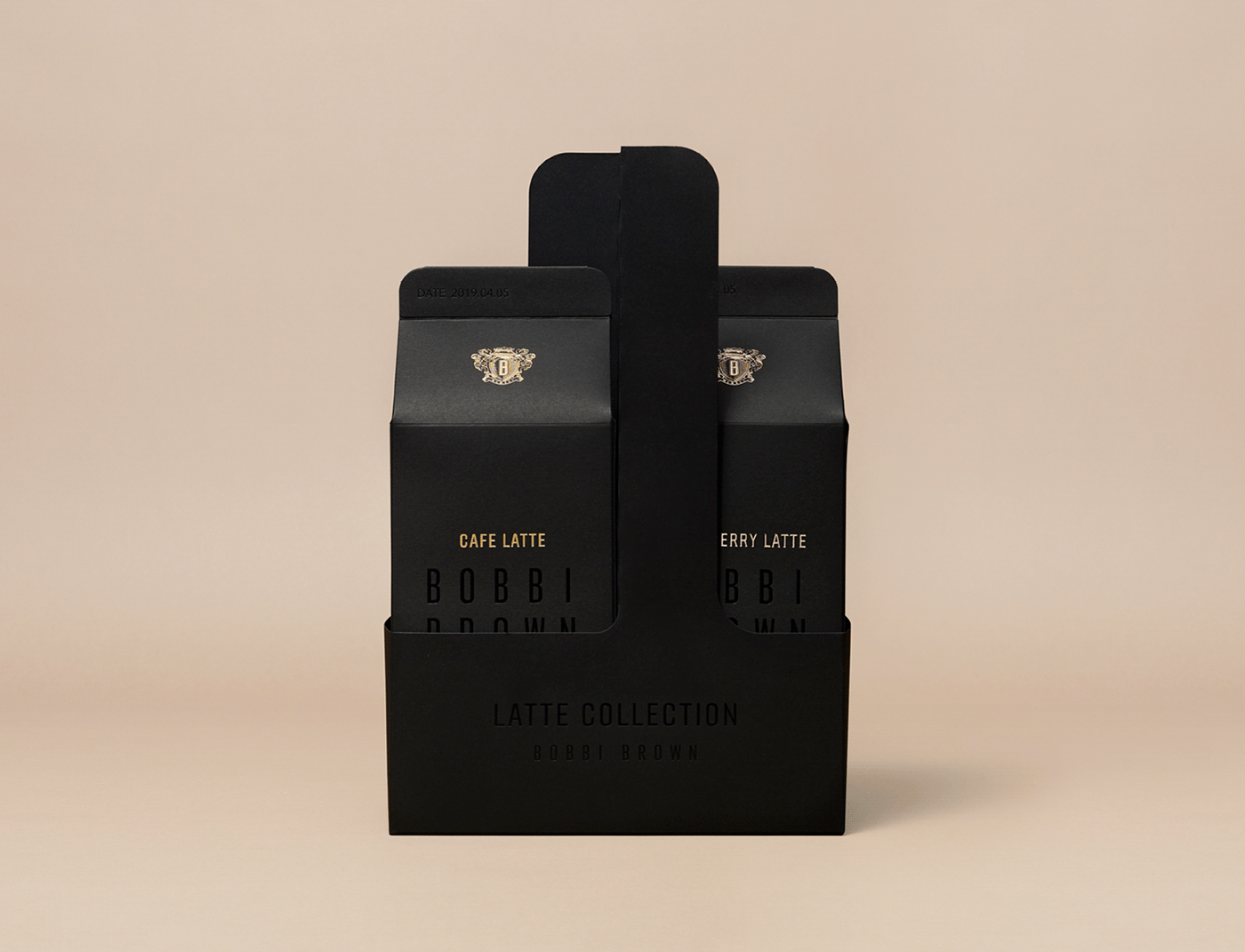 HEAZ，Latte，Coffee packaging，Roof box，packing design，