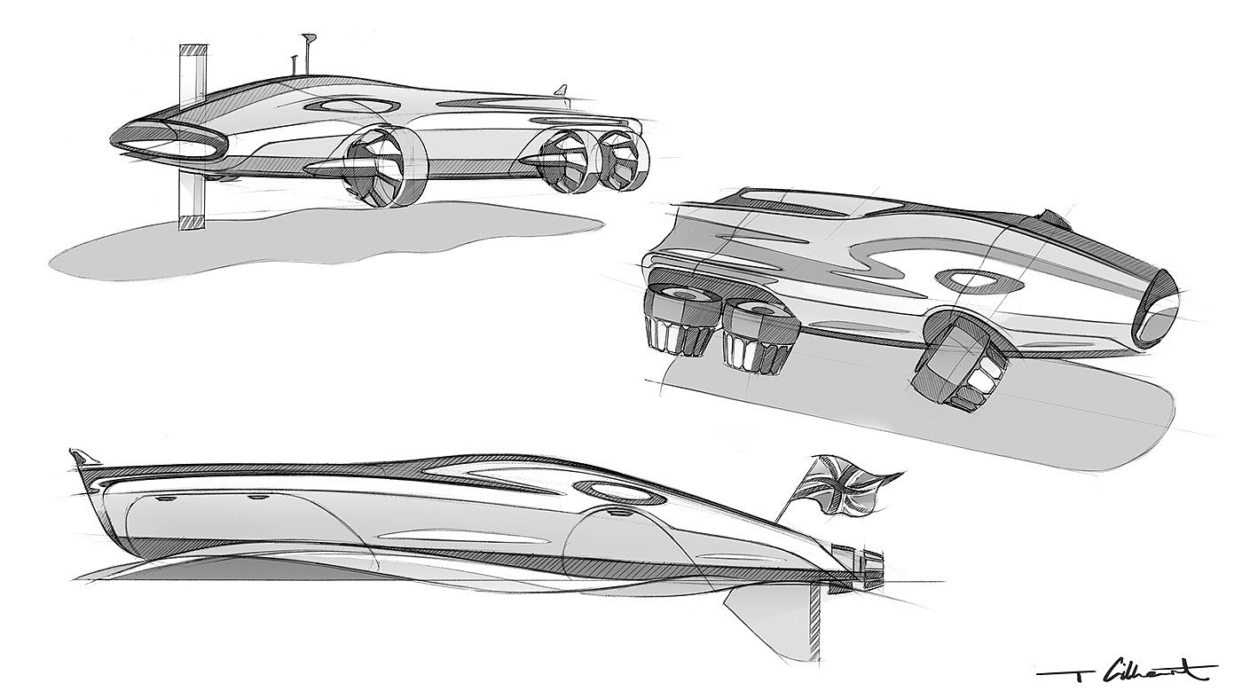 交通工具，汽车，概念设计，雷鸟，FAB-1，