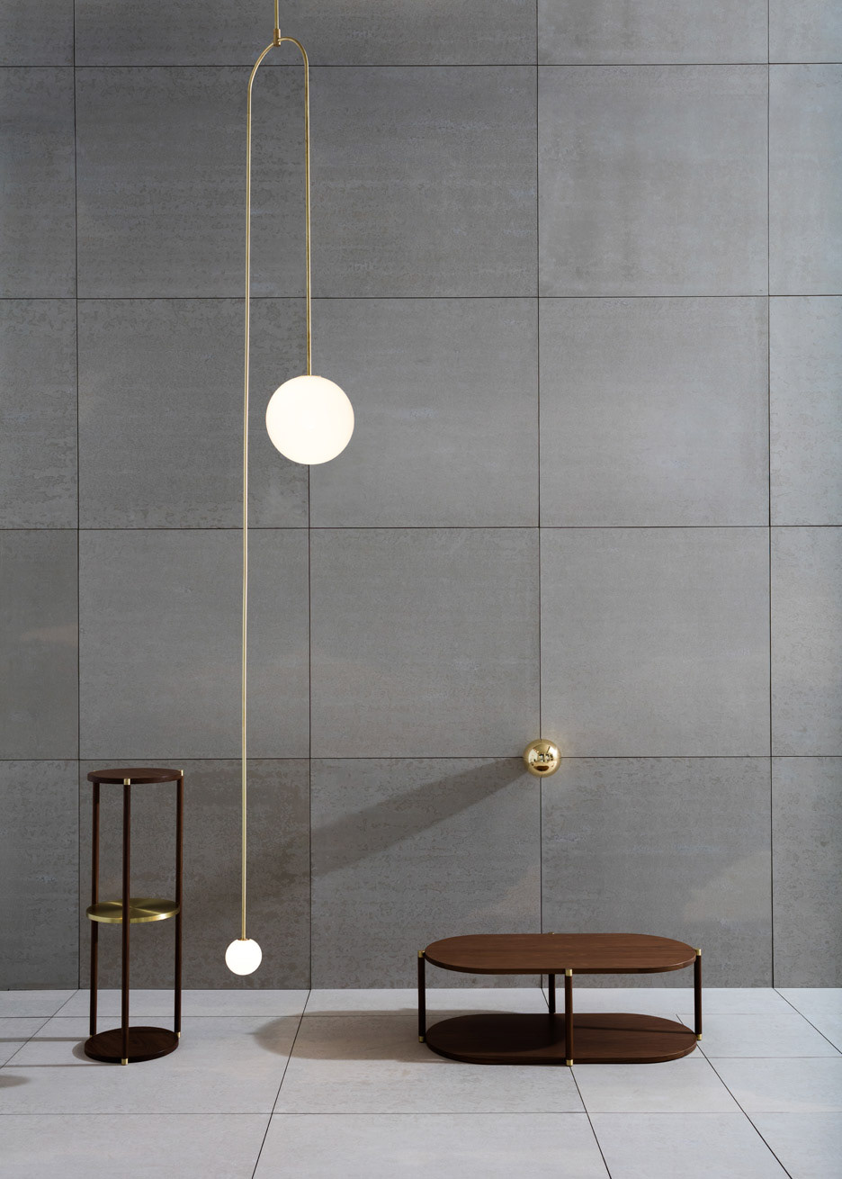 James Bennett，efane Rigoli，furniture design ，Minimalism，brass，