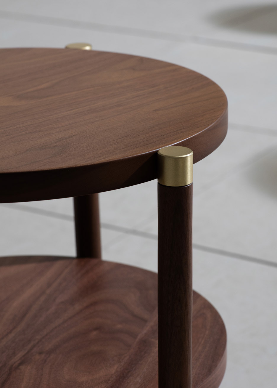 James Bennett，efane Rigoli，furniture design ，Minimalism，brass，