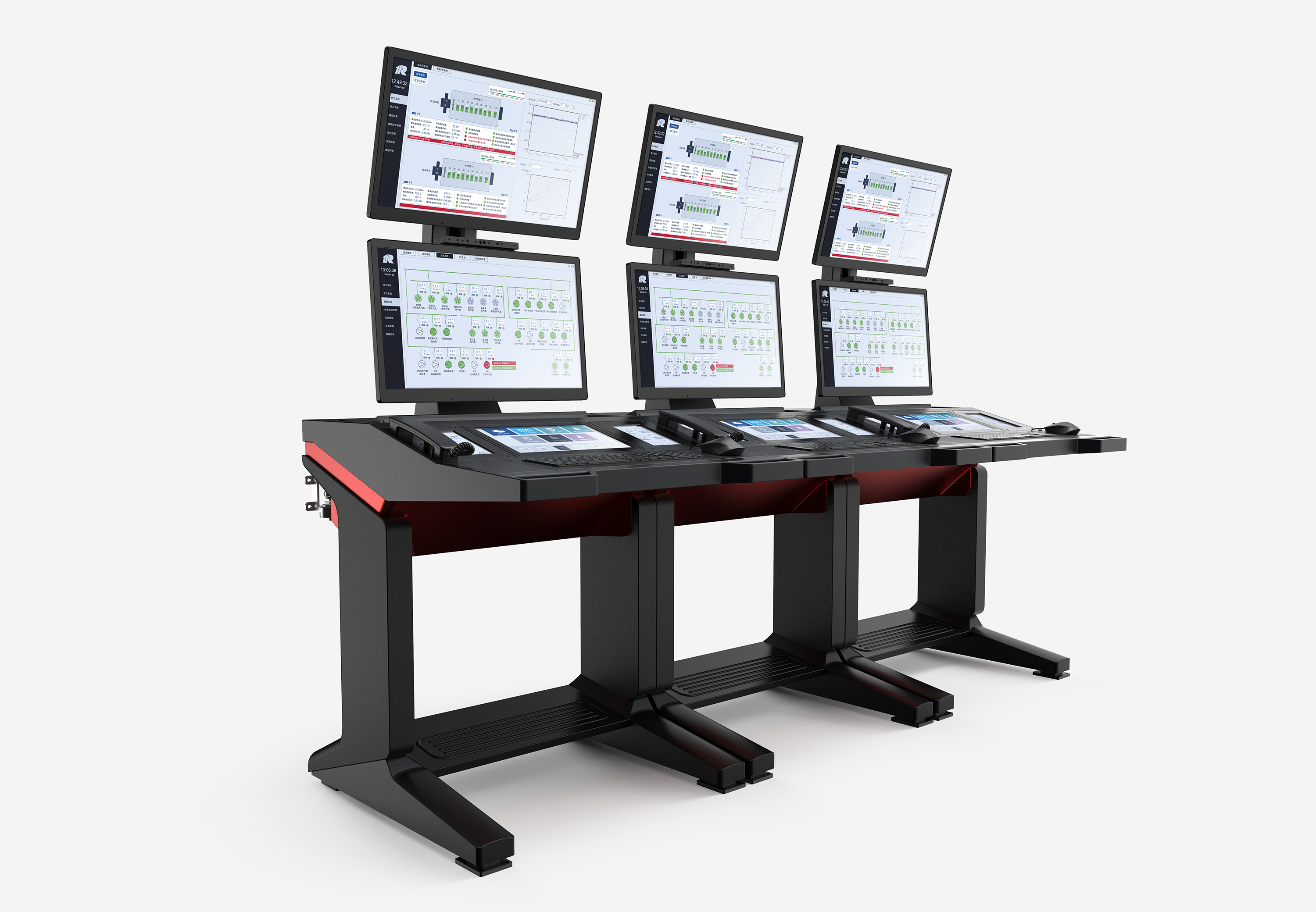 a ship，Console design，Large machinery，