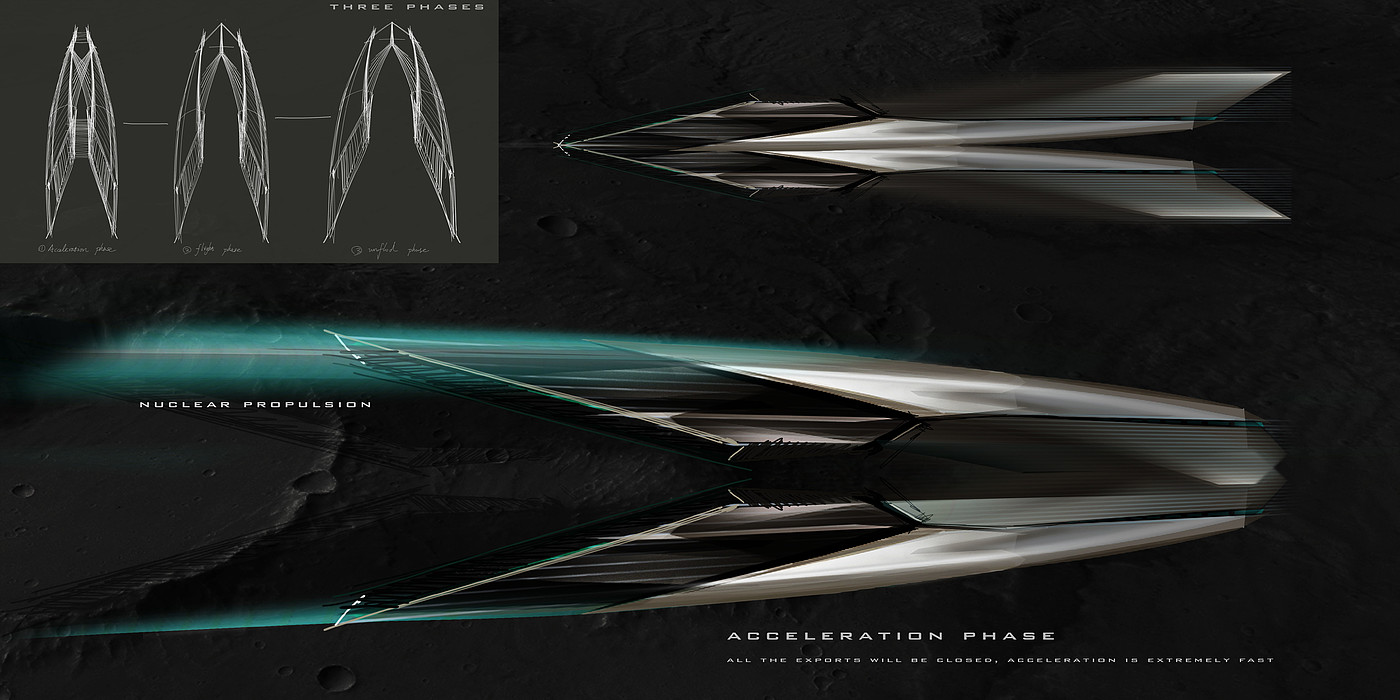 Space life，conceptual design，Future，doodle，Spaceship，space，Automobile，vehicle，