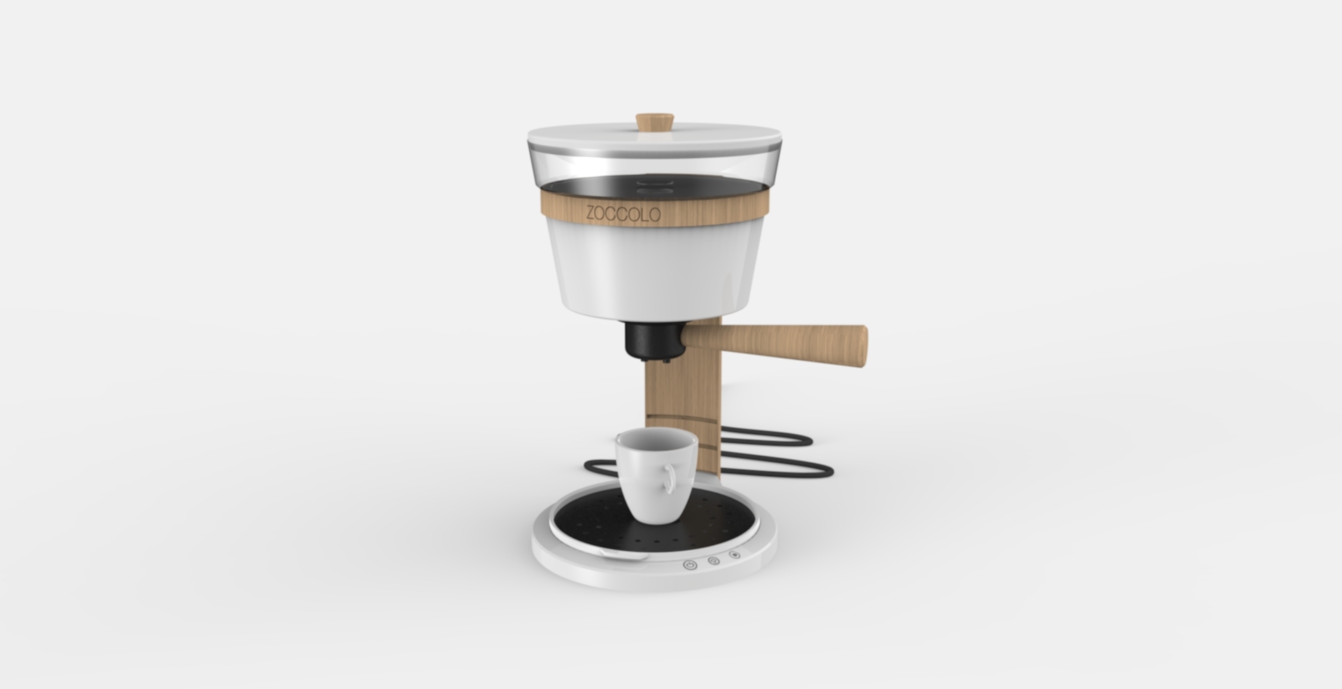 Coffee machine，Kitchen supplies，product design，industrial design，Simplicity，