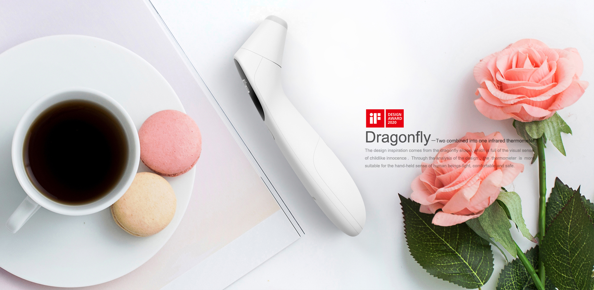 Konka，Frontal ear electronic thermometer，Ear temperature gun，forehead thermometer，Electronic thermometer，