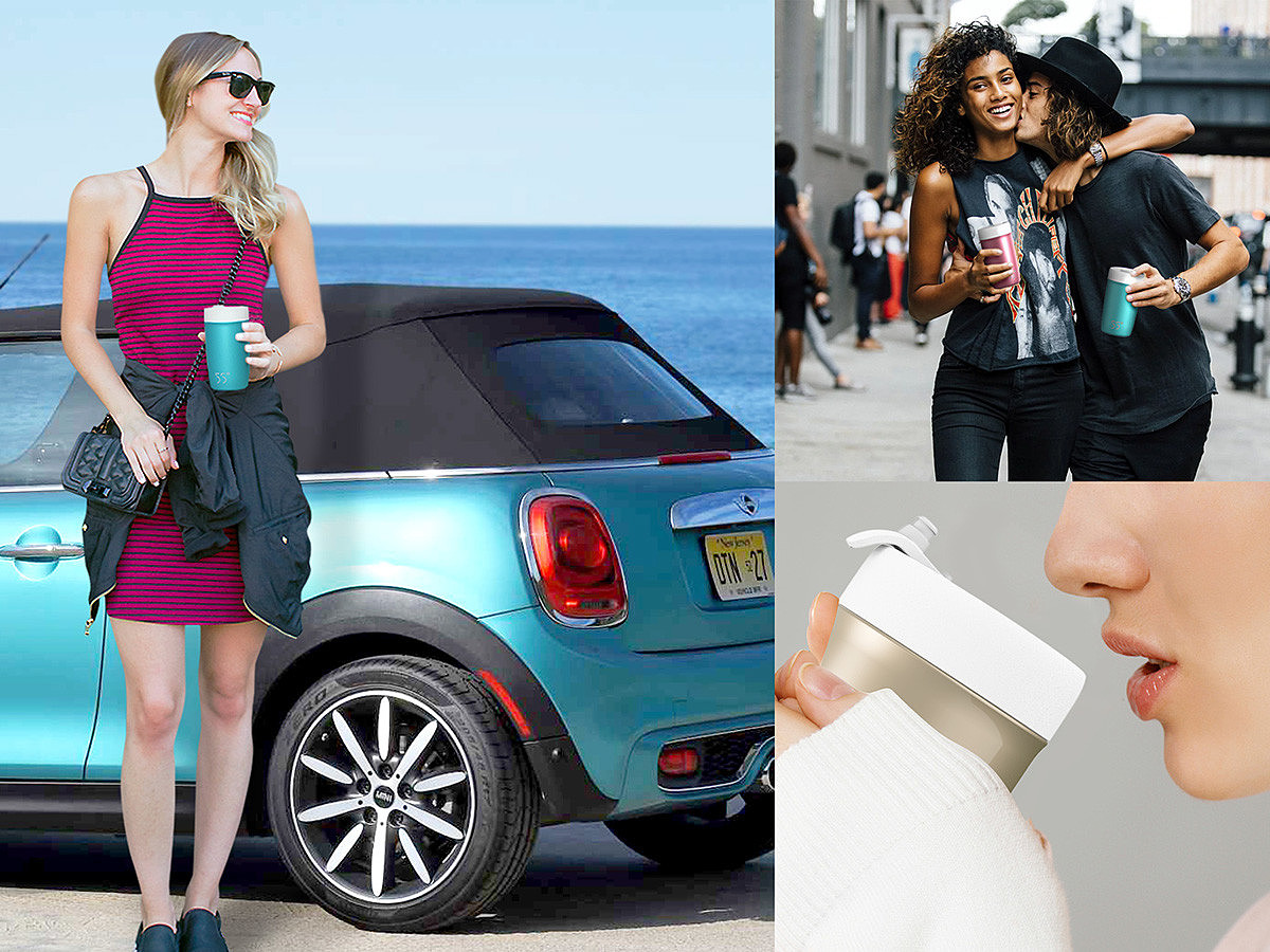 55°，coffee cup，Ladies，life，glass，