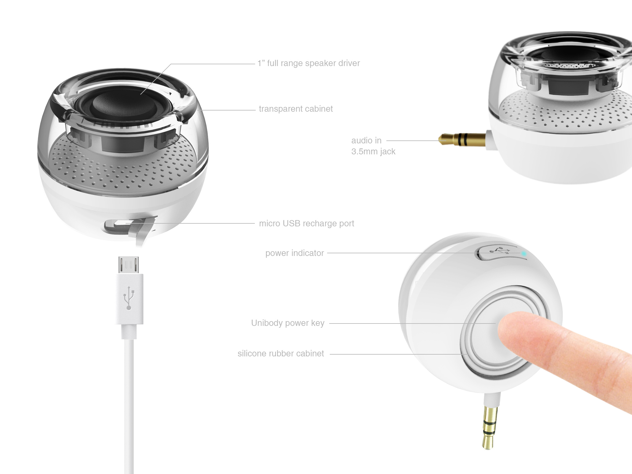 Mini，Small sound，Direct insertion，loudspeaker box，speaker，