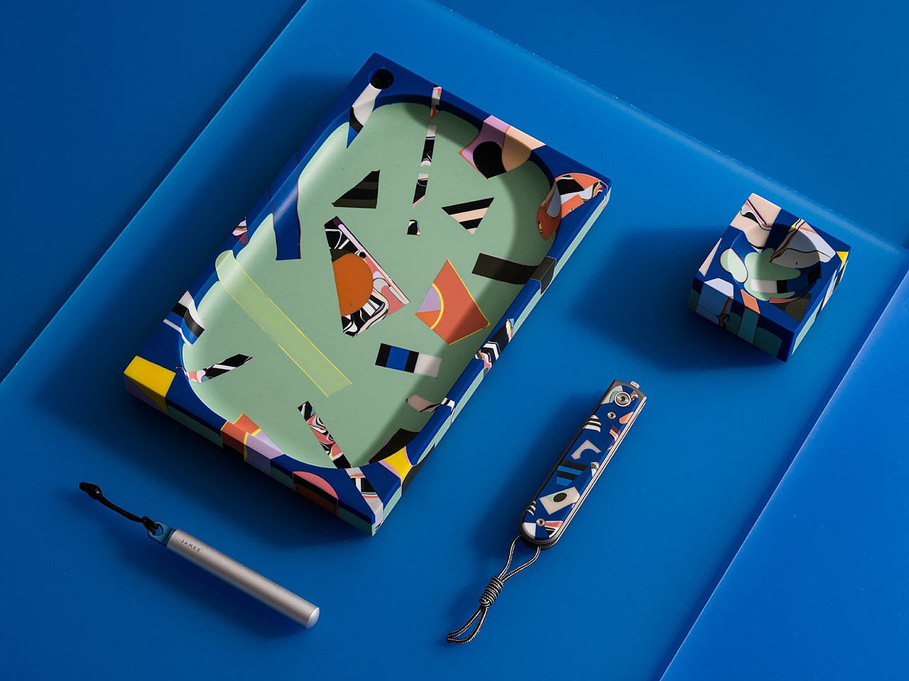 Penholder，Tray，pocket knife，Ring box，pen，resin，
