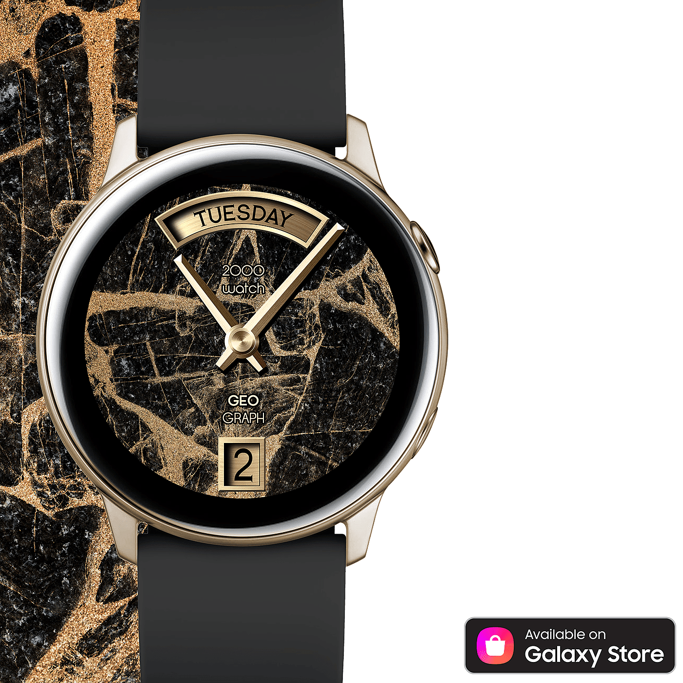 Wrist watch，Marble，Samsung，clock dial，