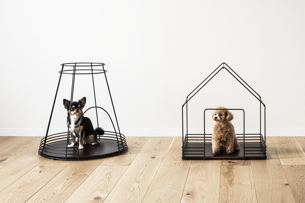 Dog house，lithe，black，Iron frame，