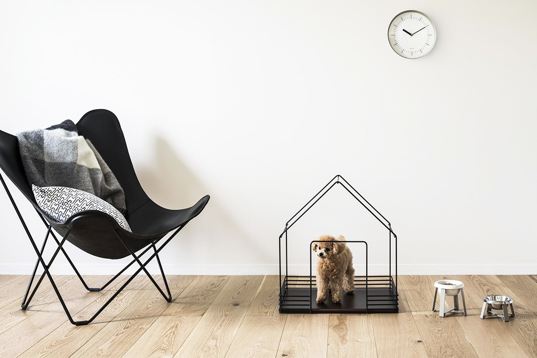 Dog house，lithe，black，Iron frame，