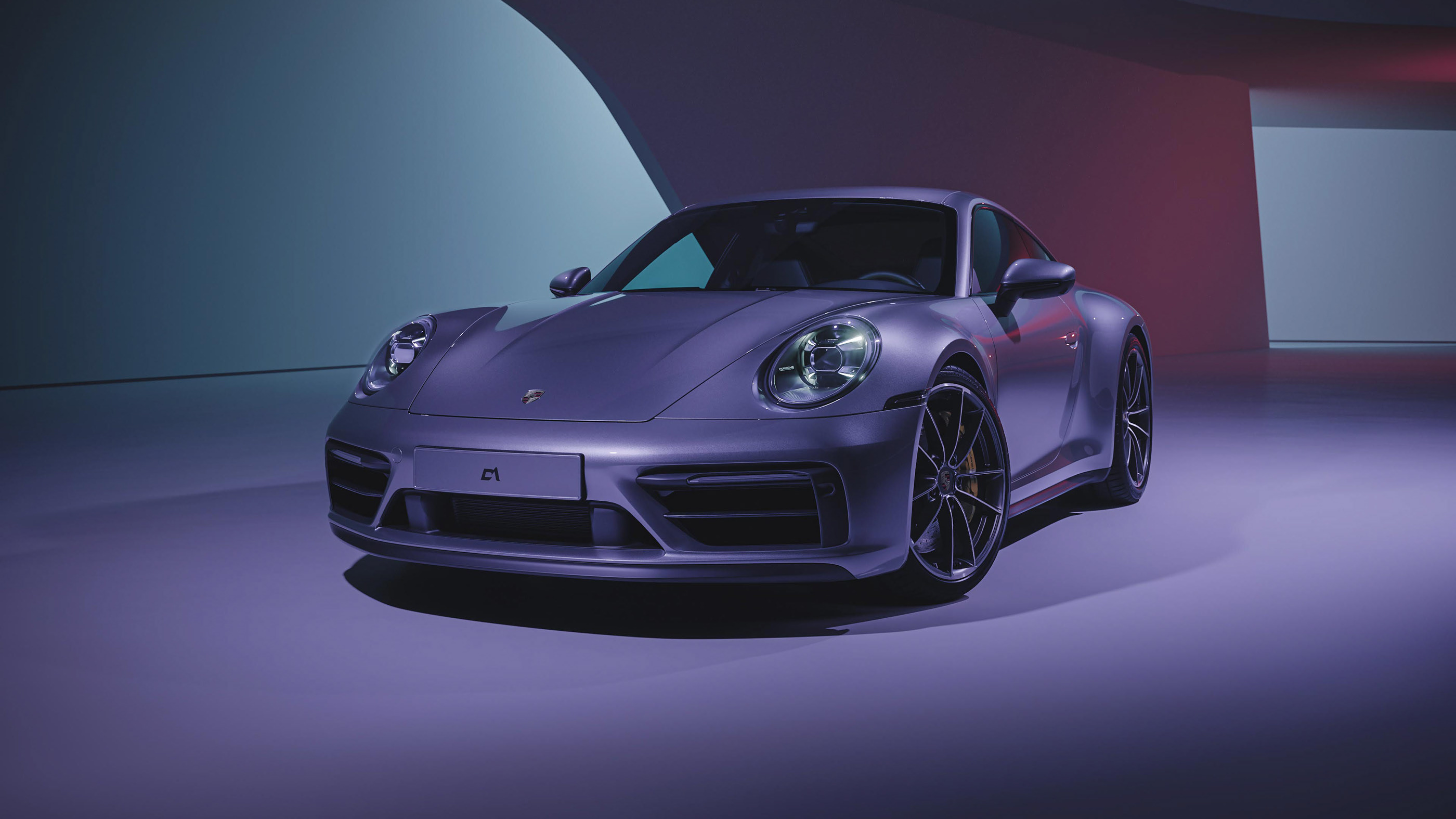 Sports car，purple，poster，