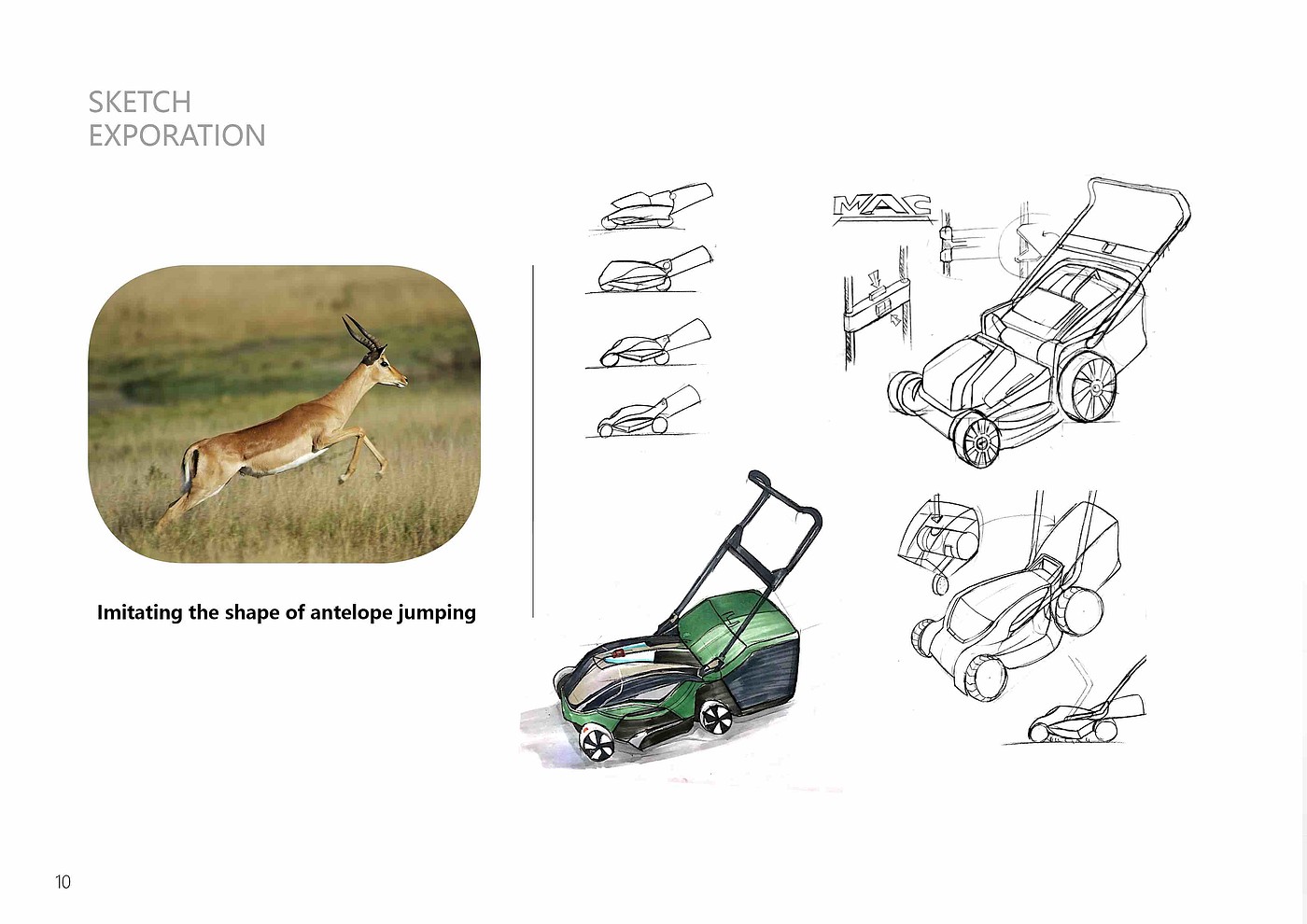 Interaction design，Intelligent toy，lawn mower，