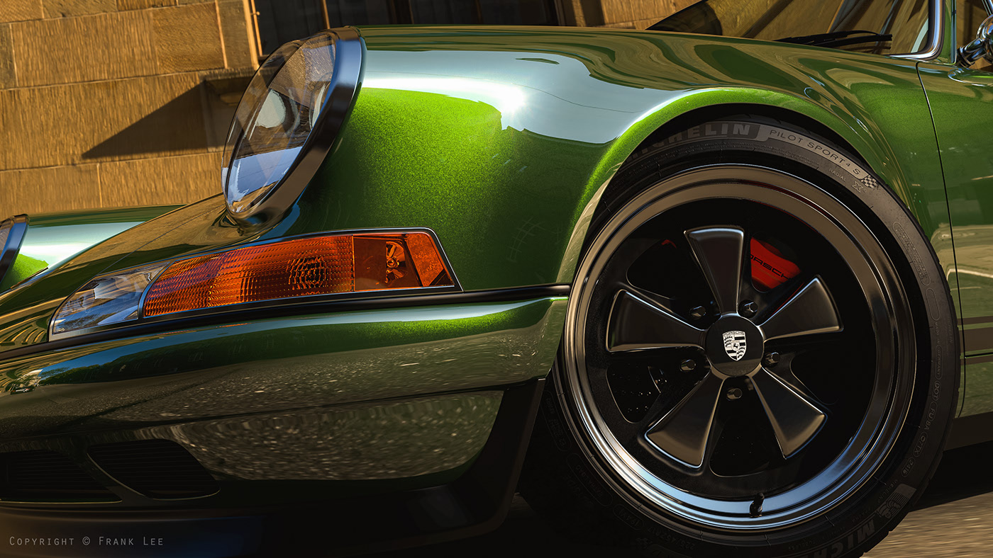 vehicle，automobile，Porsche，Porsche 911，nine hundred and sixty-four，