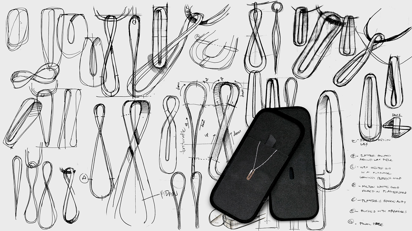 Necklace，jewelry，ornament，Mobius，3D printing，