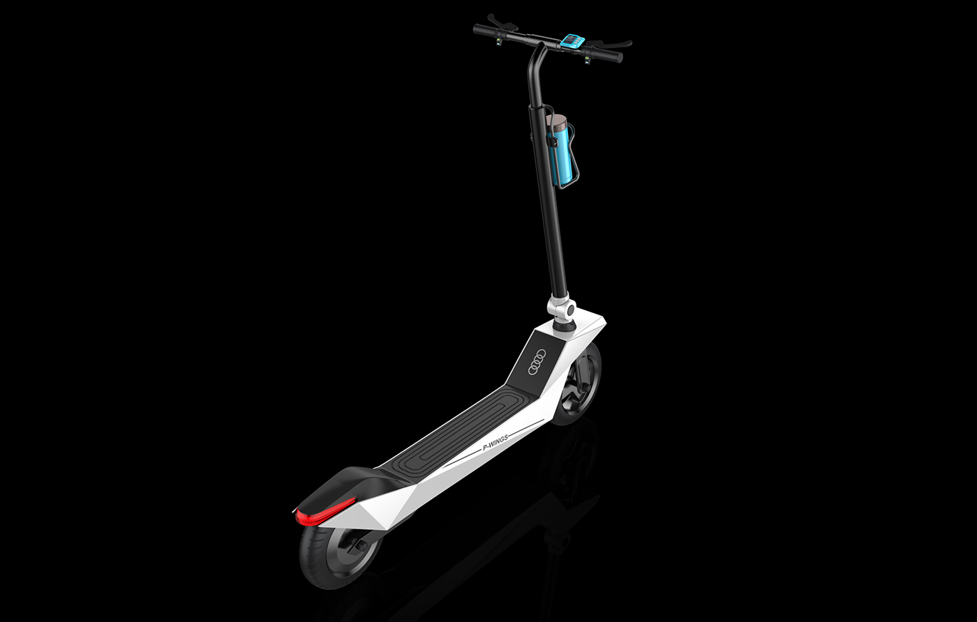industrial design，conceptual design，Scooter，design sketch，Automatic design，