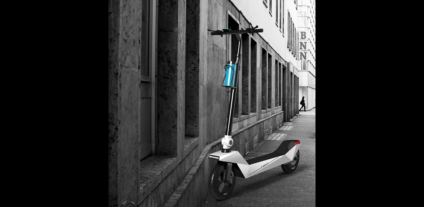 industrial design，conceptual design，Scooter，design sketch，Automatic design，