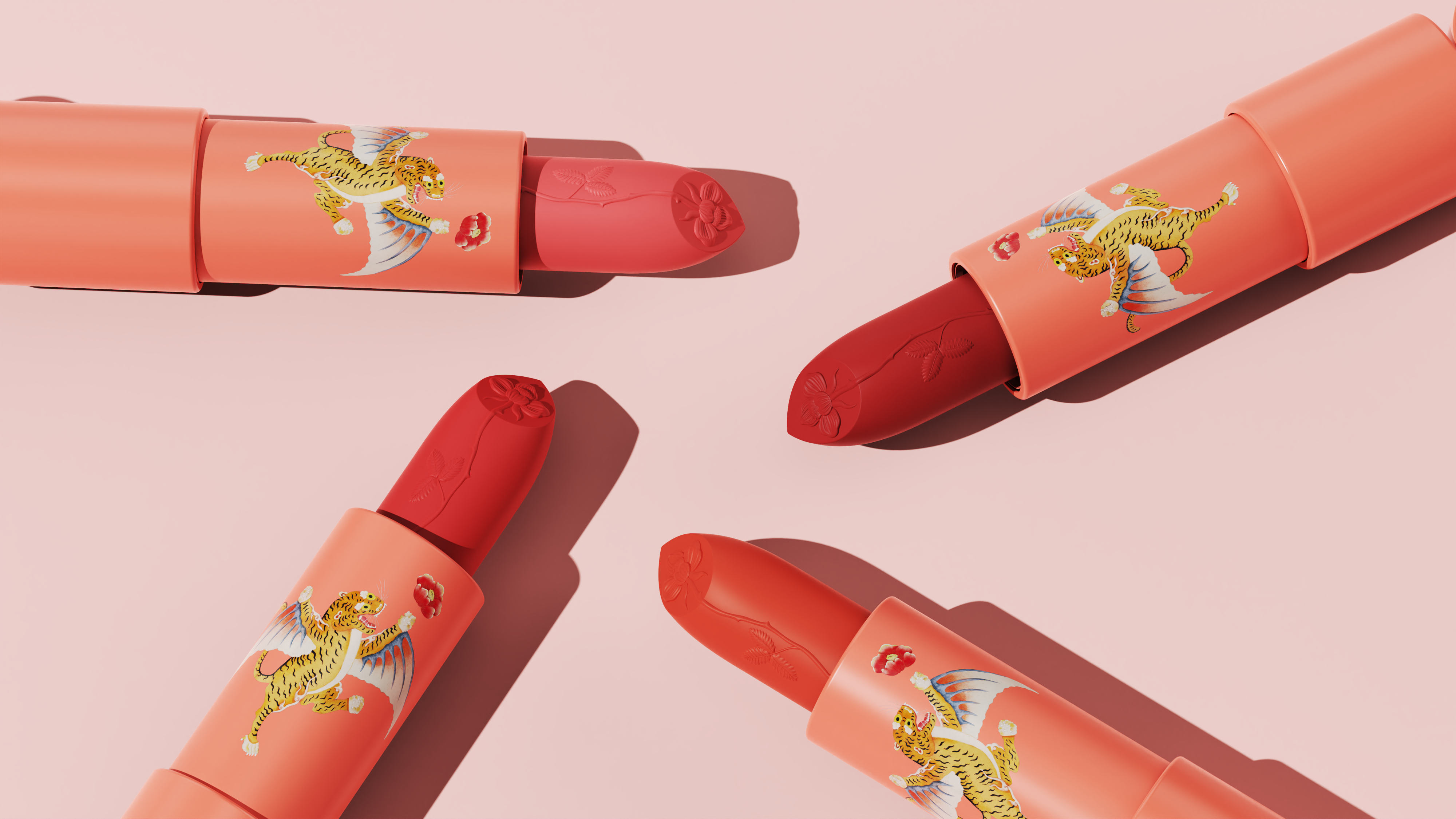 Cosmetics，Make-up，Lipstick，Beauty makeup，packing，