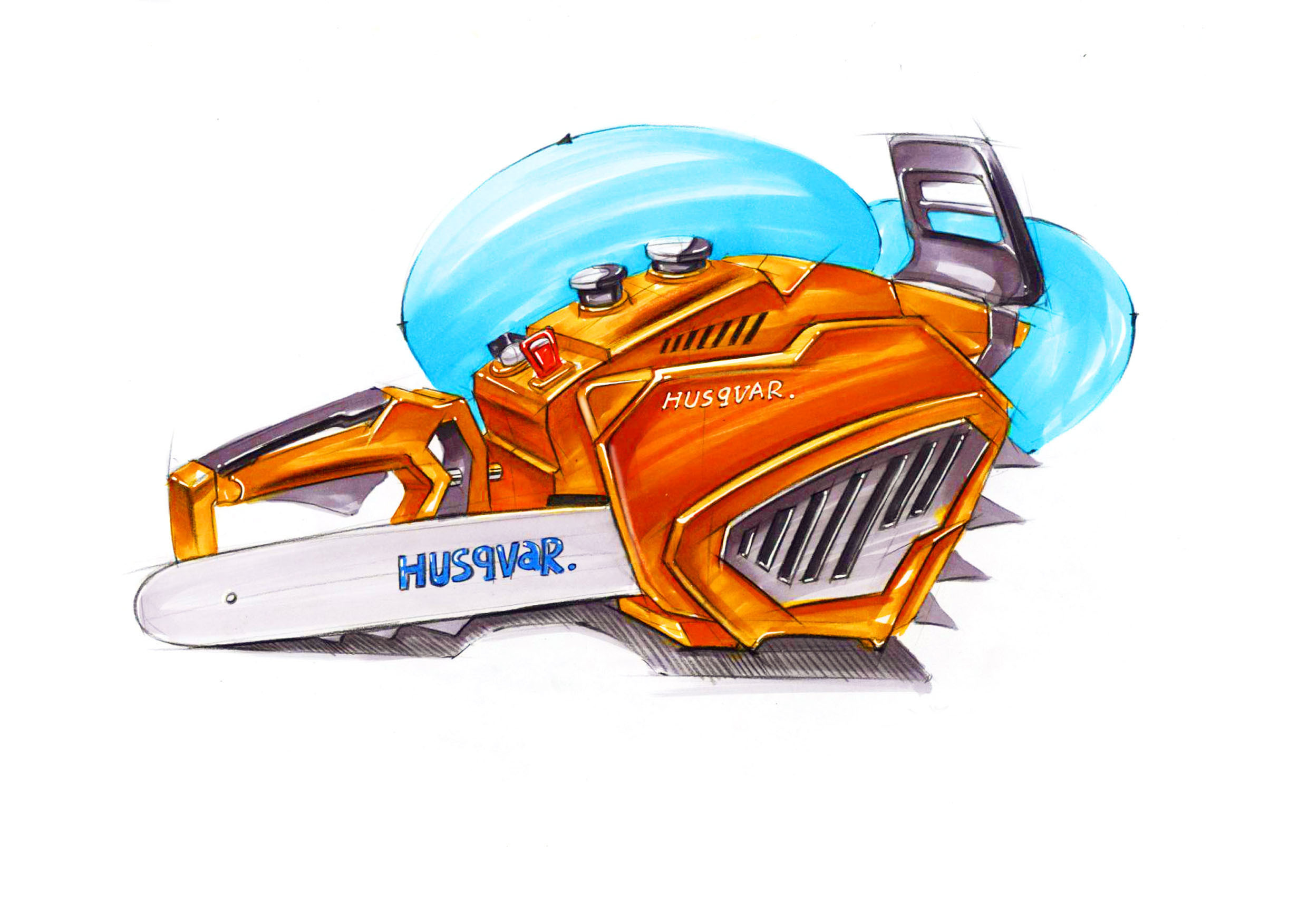 Hand drawn products，Hand drawn，electric saw，