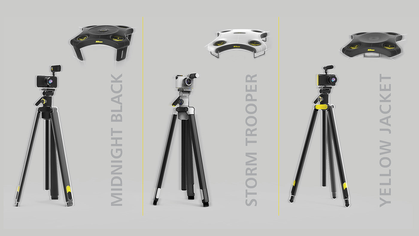 product design，industrial design，Bracket，camera，Nikon ，Shooting tools，