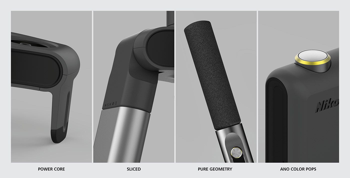 product design，industrial design，Bracket，camera，Nikon ，Shooting tools，