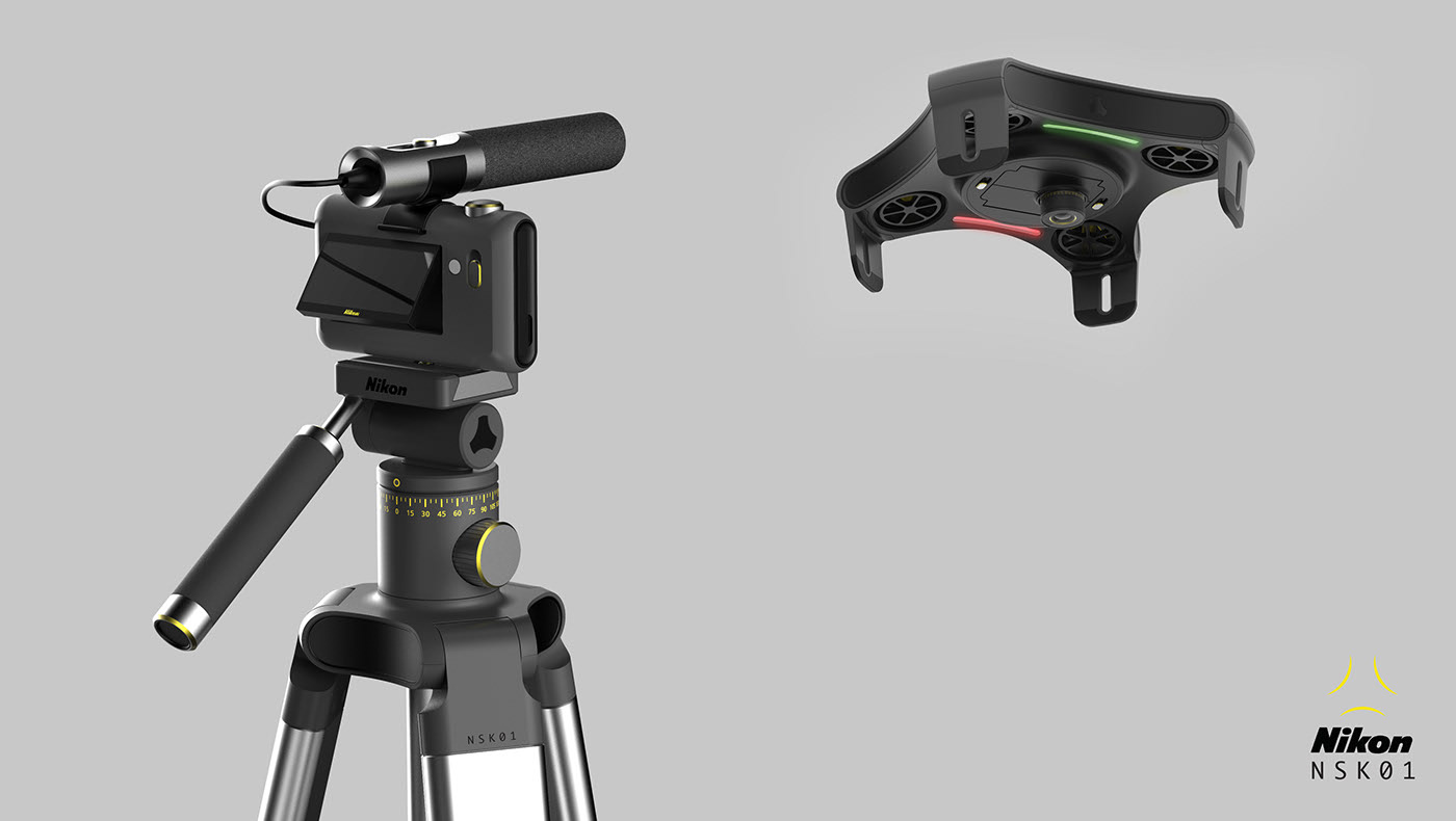 product design，industrial design，Bracket，camera，Nikon ，Shooting tools，