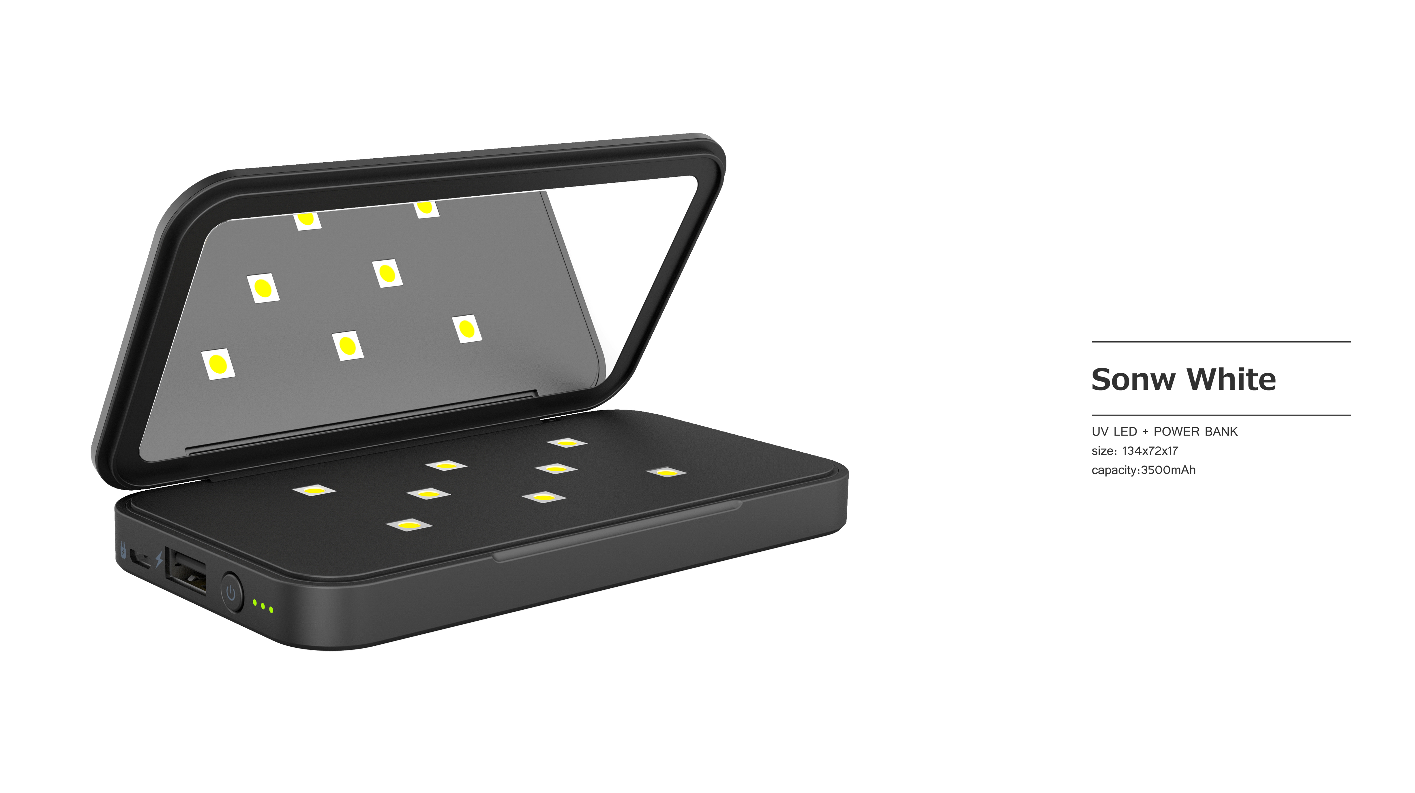 portable battery，Nail lamp，Cosmetic mirror，multi-function，