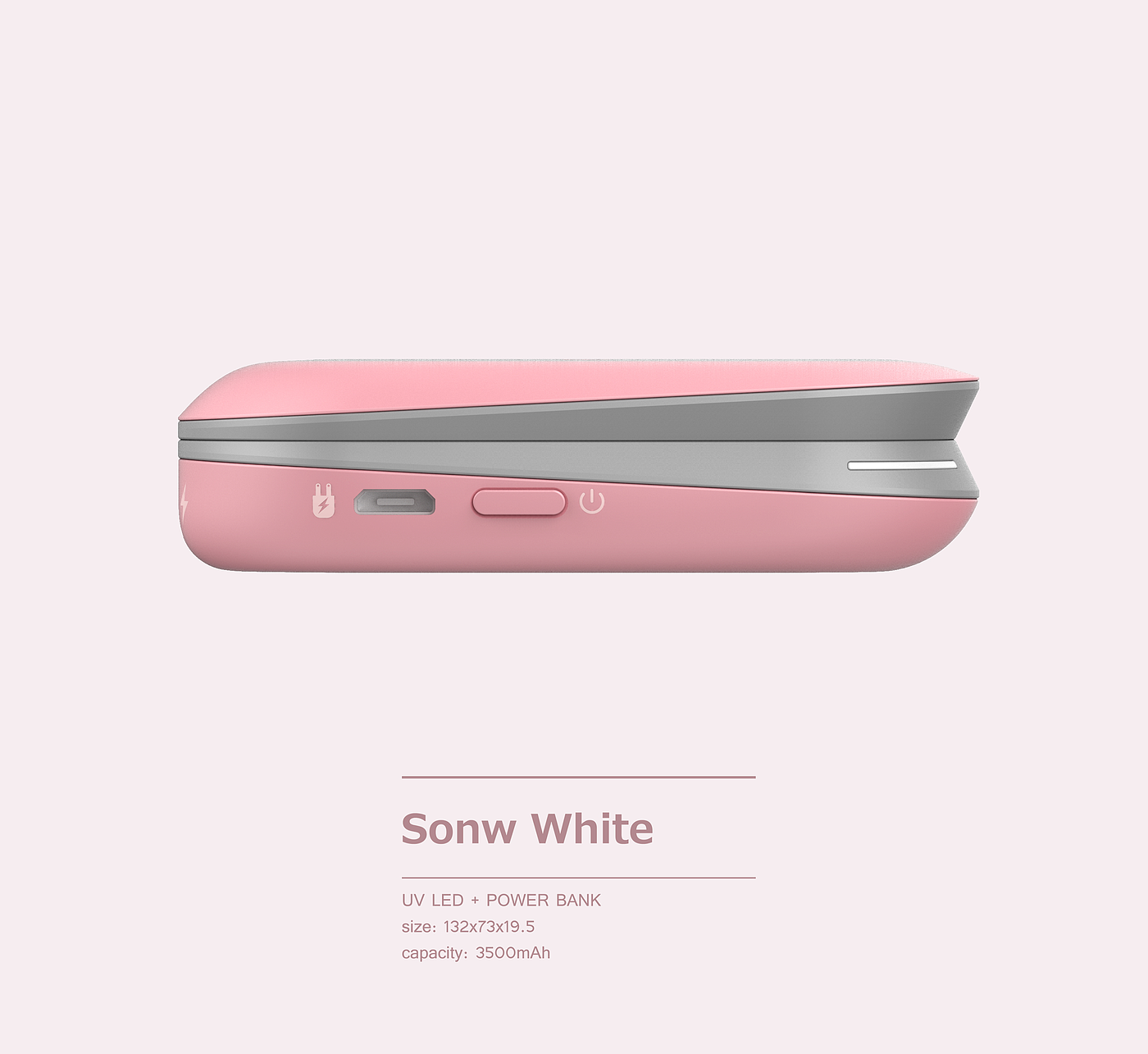 Cosmetic mirror，portable battery，Nail lamp，multi-function，portable，