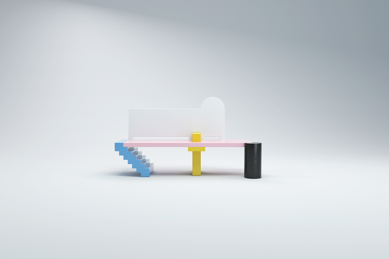 furniture，Postmodern，tradition，colour，Joinery，