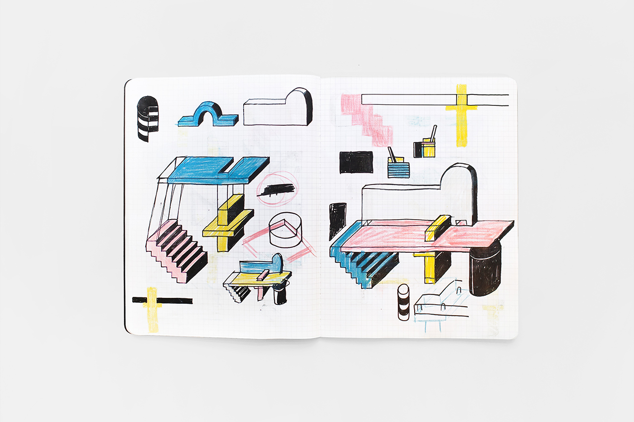 furniture，Postmodern，tradition，colour，Joinery，