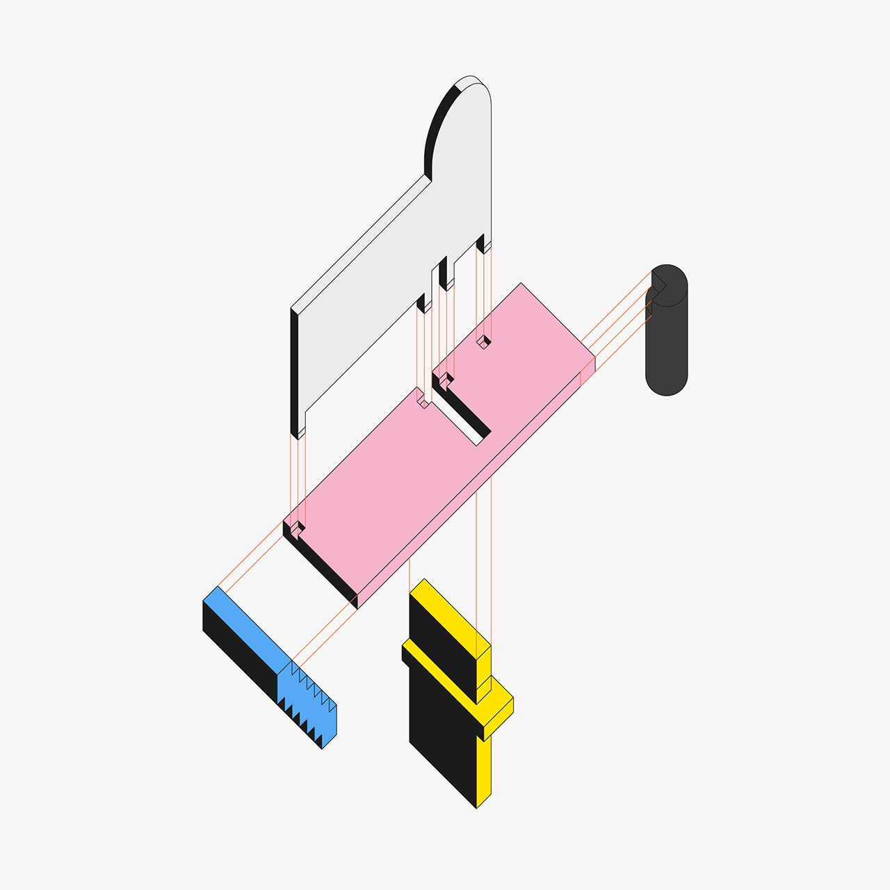 furniture，Postmodern，tradition，colour，Joinery，