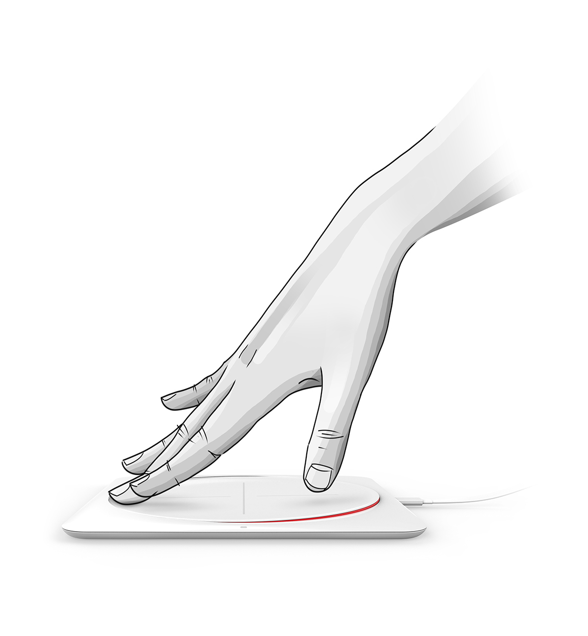 Digital instrument needle，internal controls ，Magnetic connection，removable，Micro USB transmission，