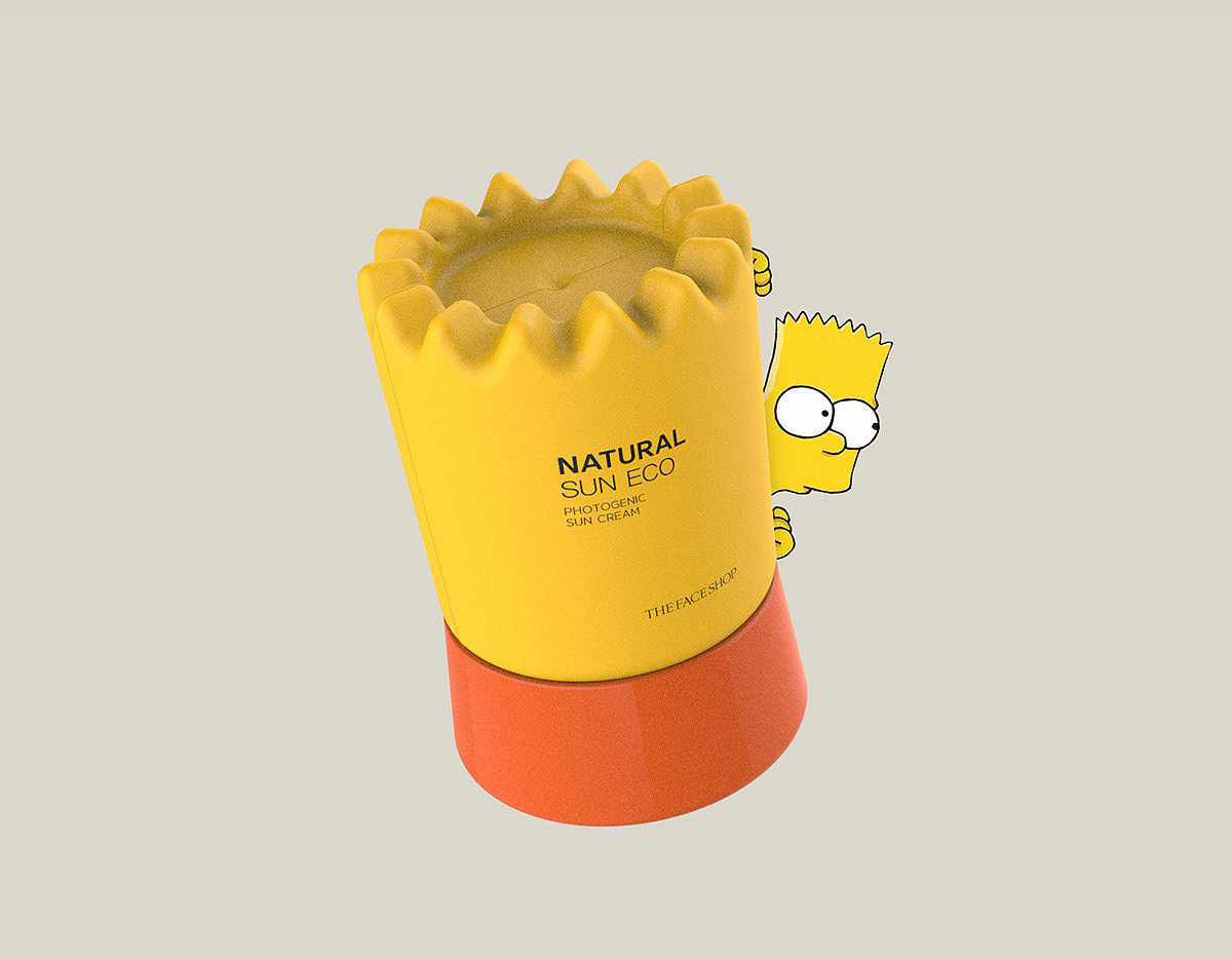 Simpson，Cartoon，The Simpsons，packing design，