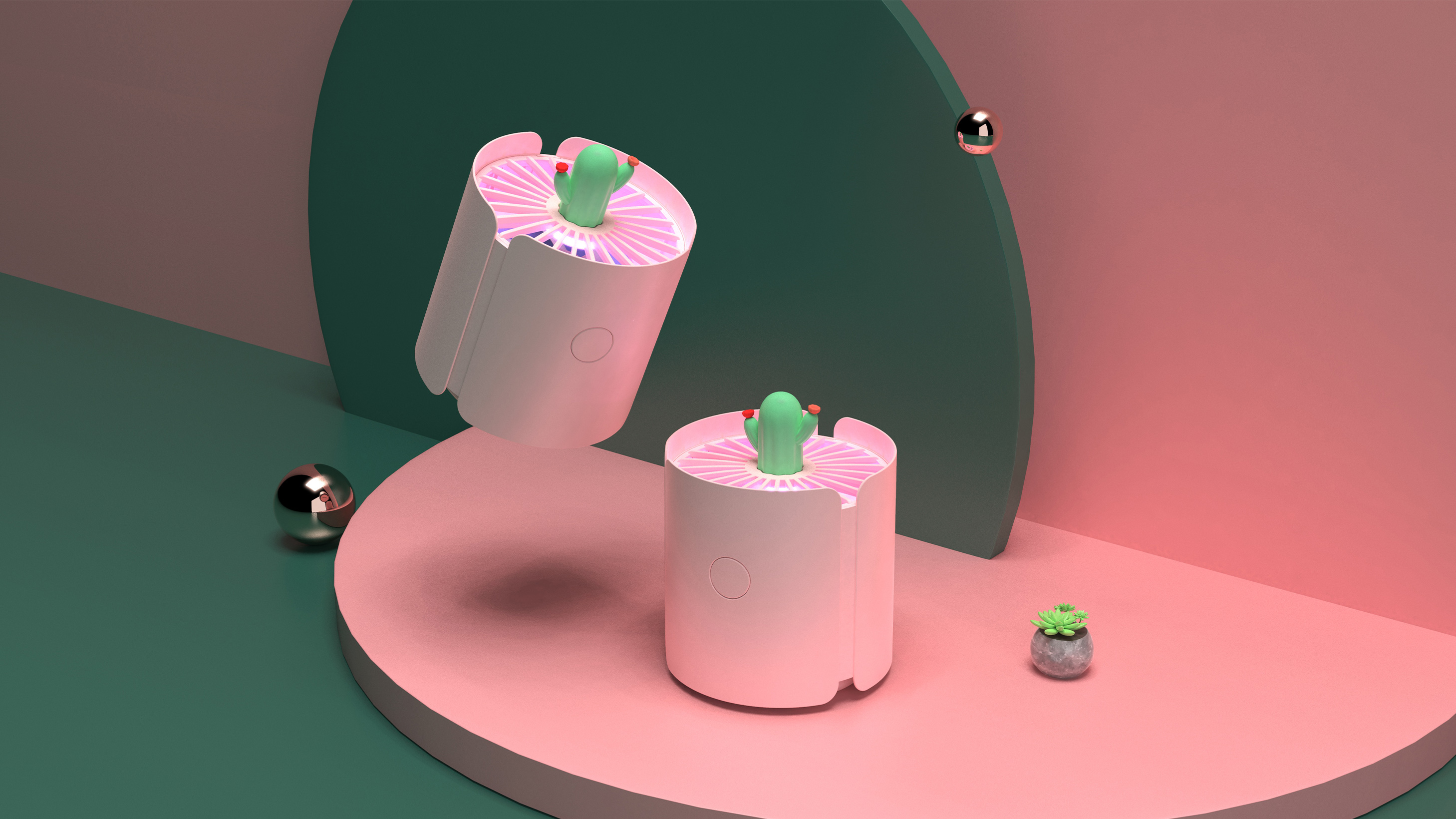 Northern Europe，cactus，Simplicity，Mosquito killing lamp，