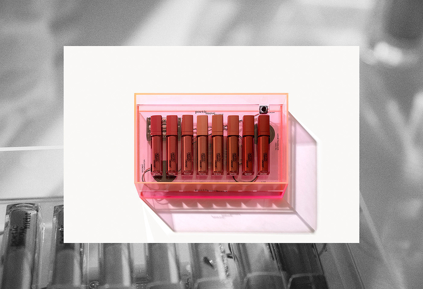 Poetic Movement，Poetic movement，Product launch Kit，Lipstick，Lipstick，packing，