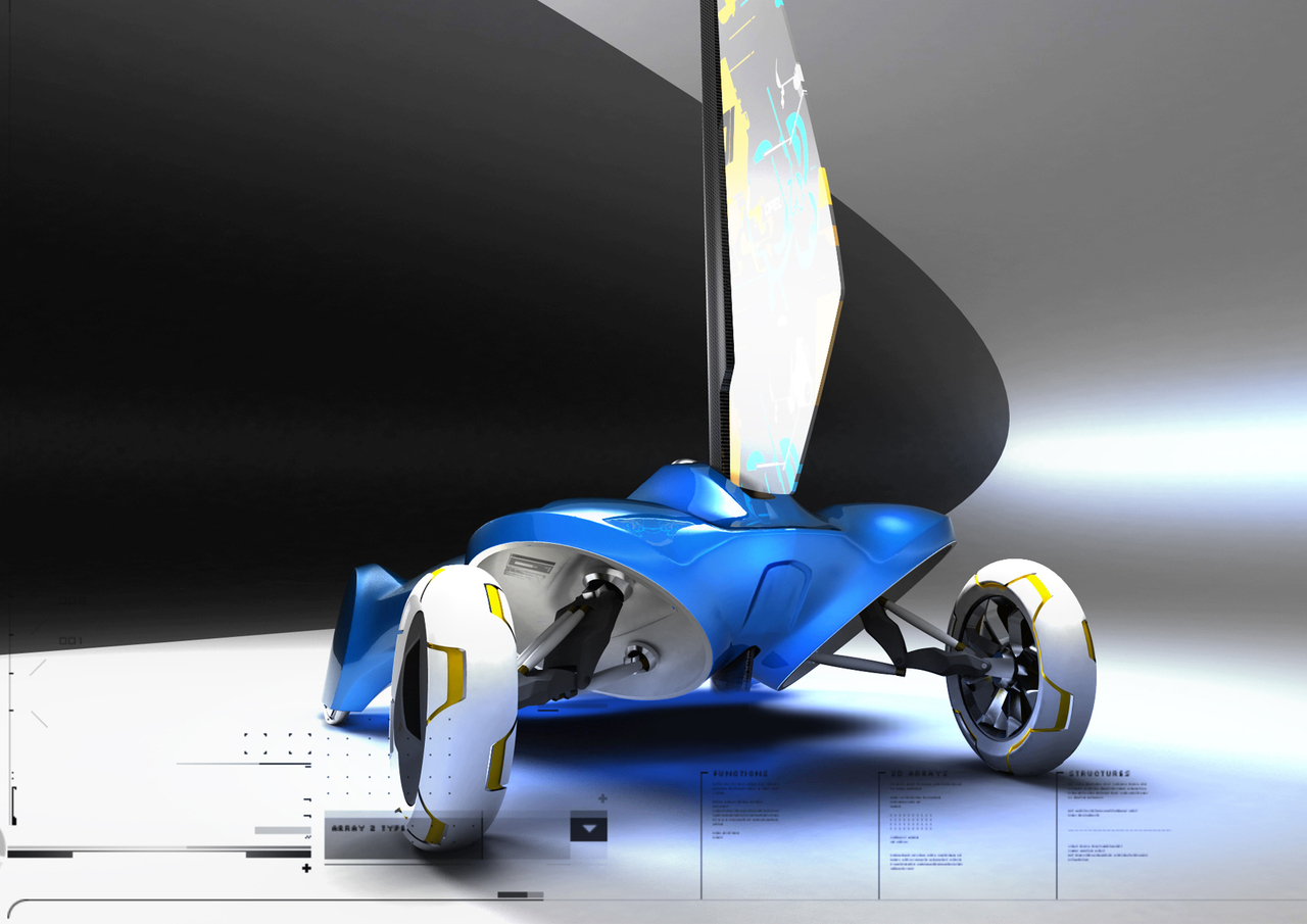 conceptual design，vehicle，racing，multi-function，