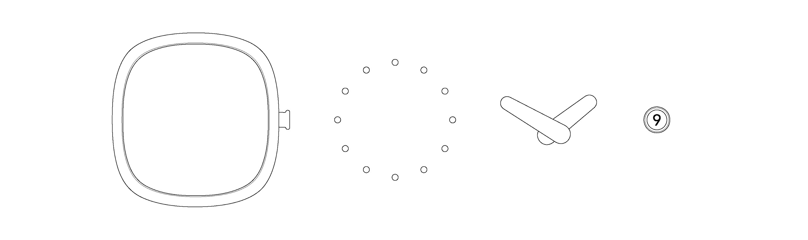 W-01 timepiece，W-01 clock，Digital equipment，