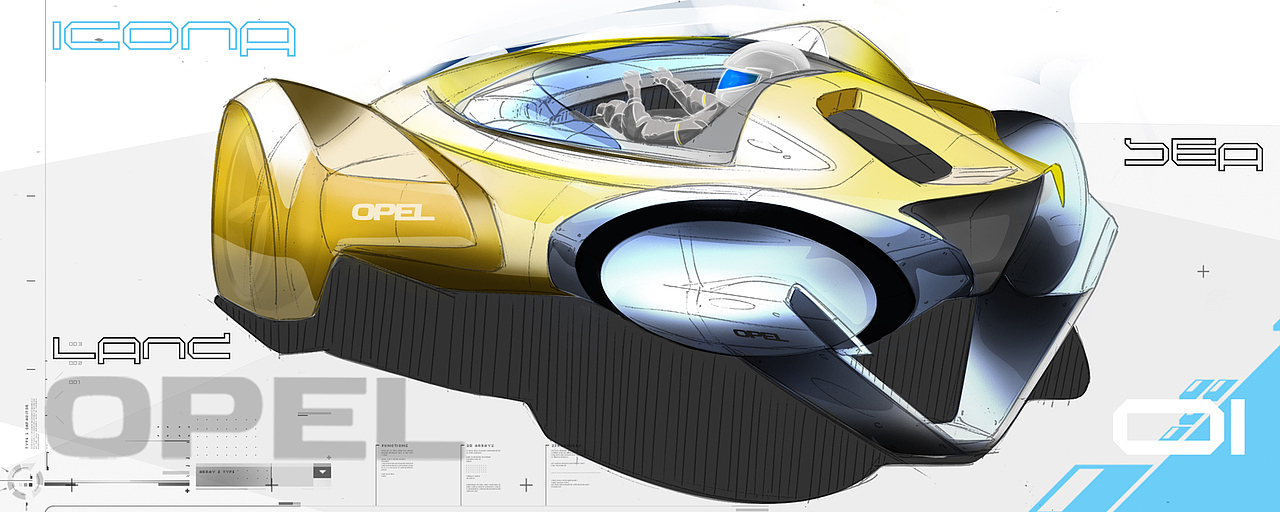 conceptual design，vehicle，racing，multi-function，