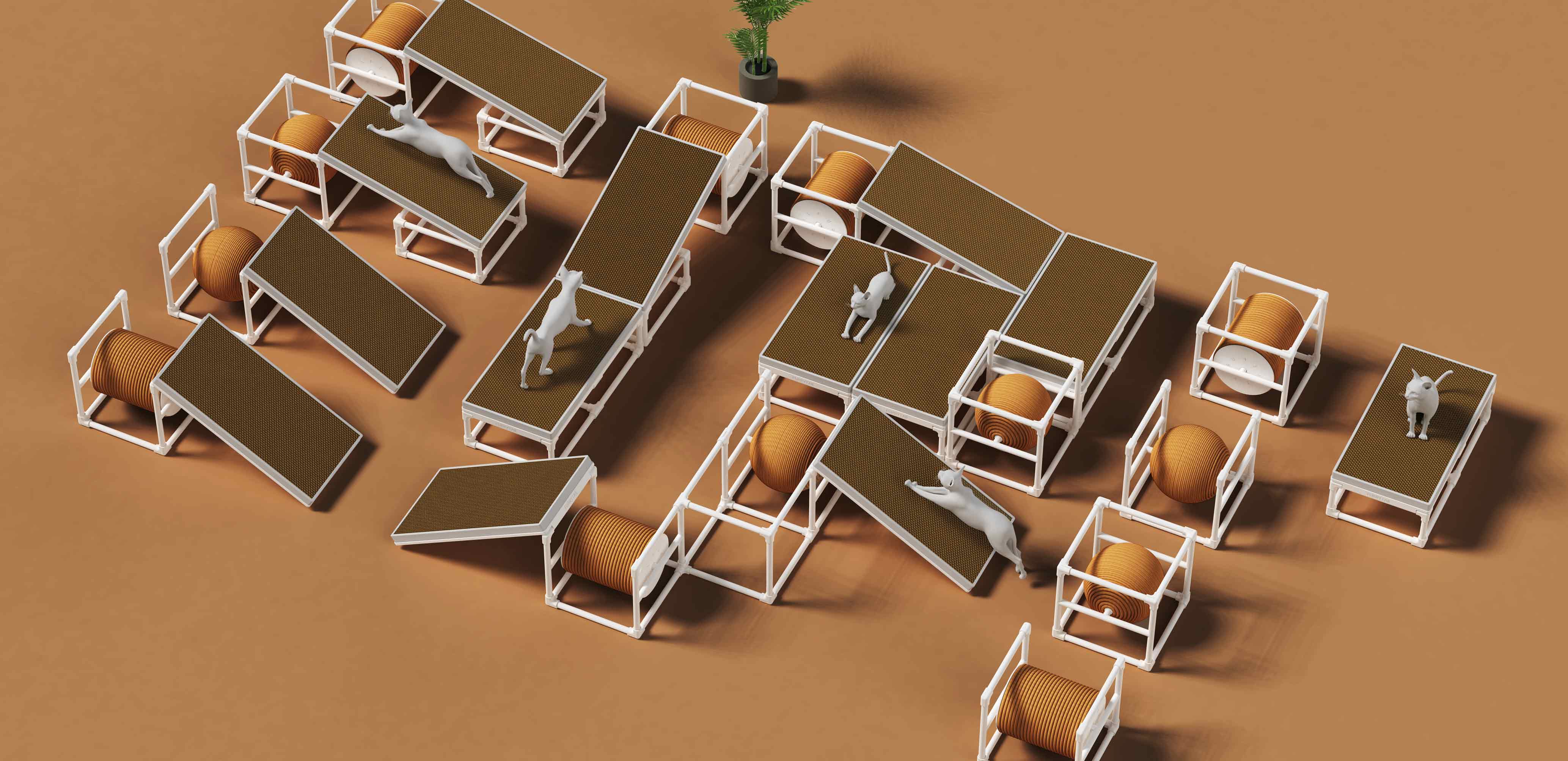 Pet product design，Cat scratch board，Cat nest，Cat climbing frame，