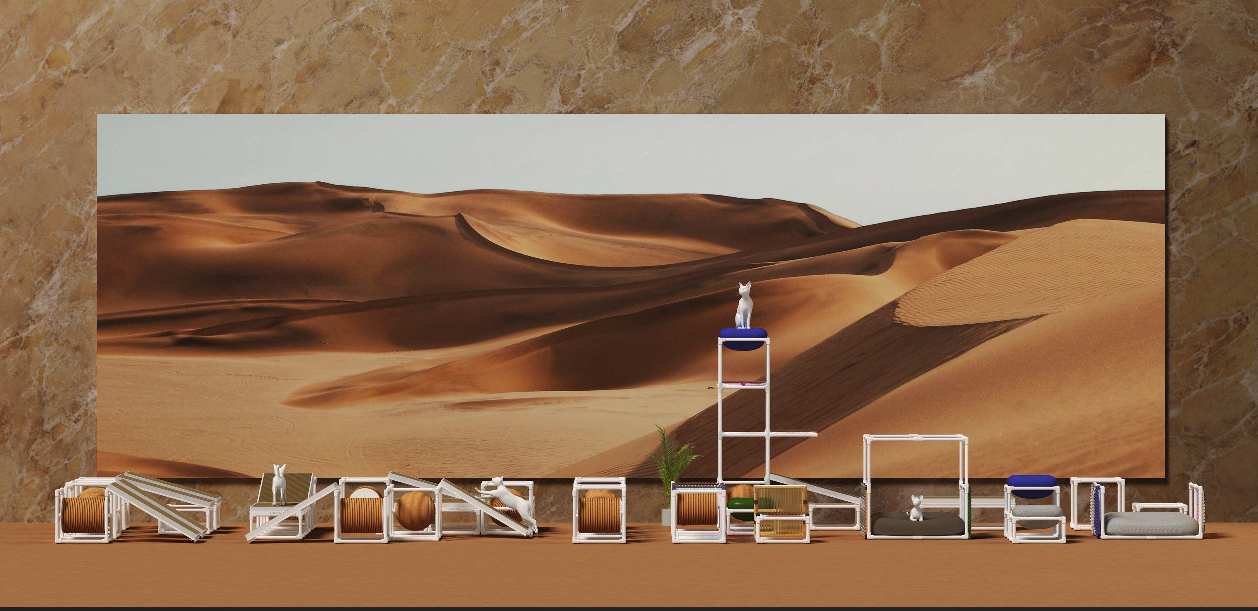 Pet product design，Cat scratch board，Cat nest，Cat climbing frame，