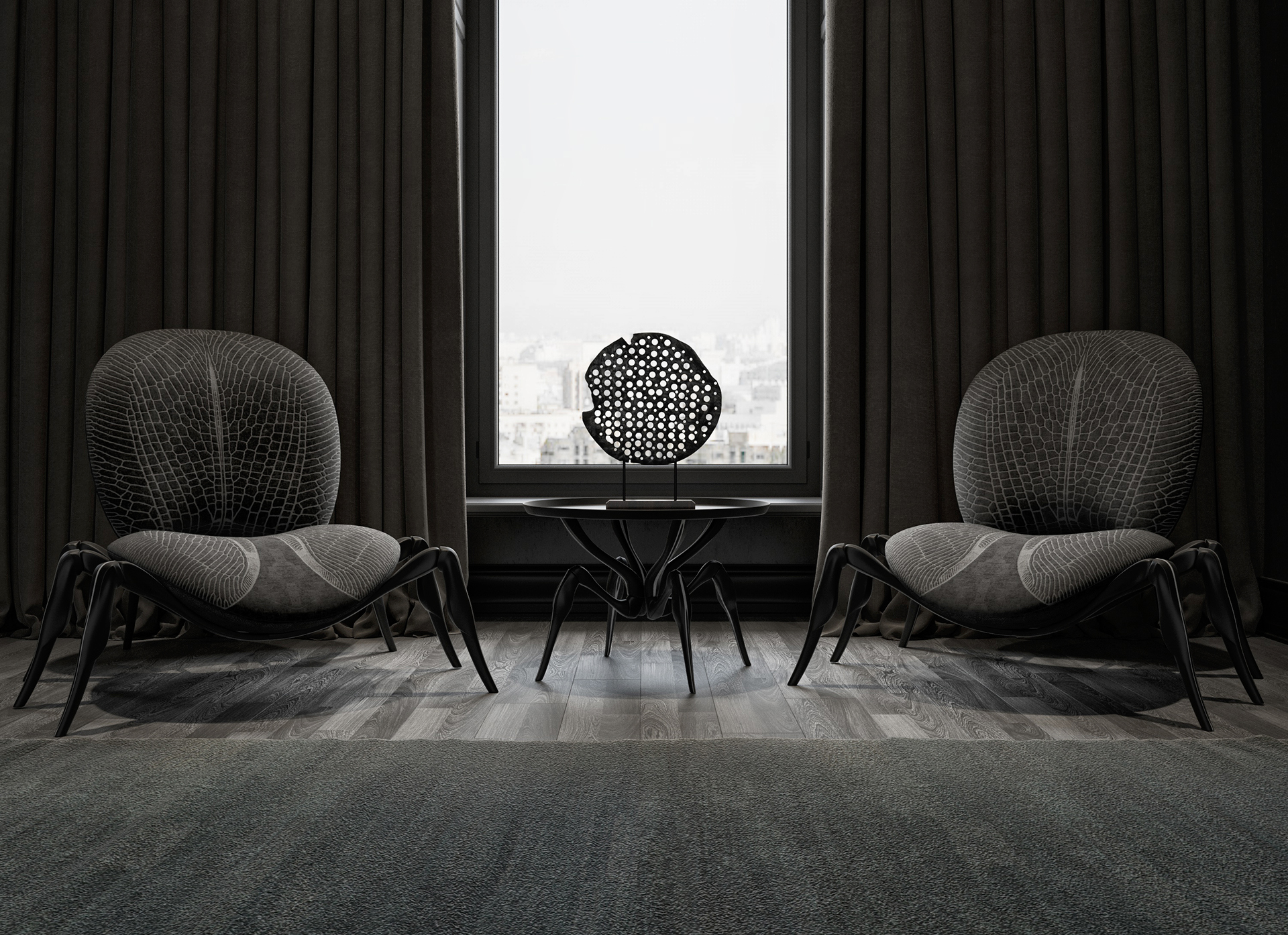 Home Furnishing，product design，industrial design，chair，insect，